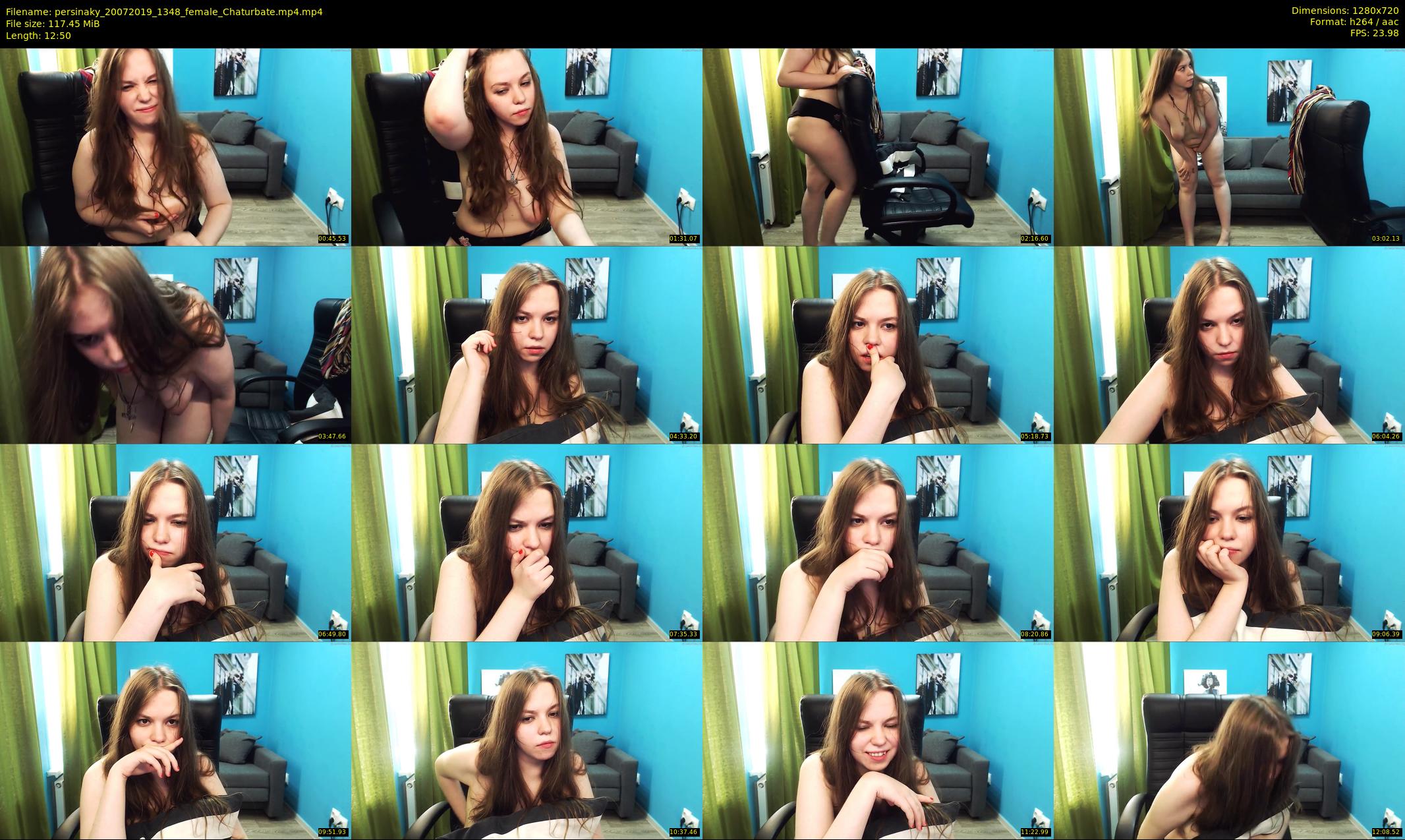 persinaky — 13 minute Chaturbate female cam show recording, 720p, Jul 20, 2019