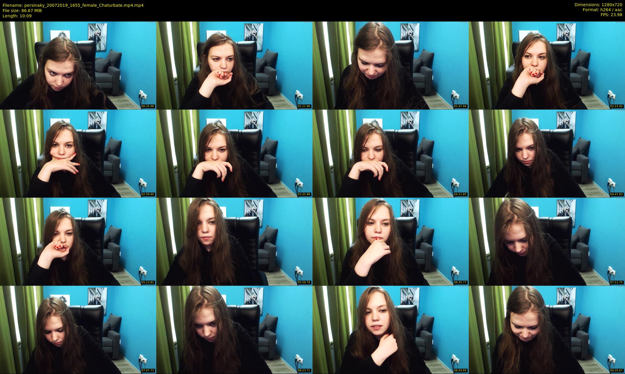 persinaky — 11 minute Chaturbate female cam show recording, 720p, Jul 20, 2019