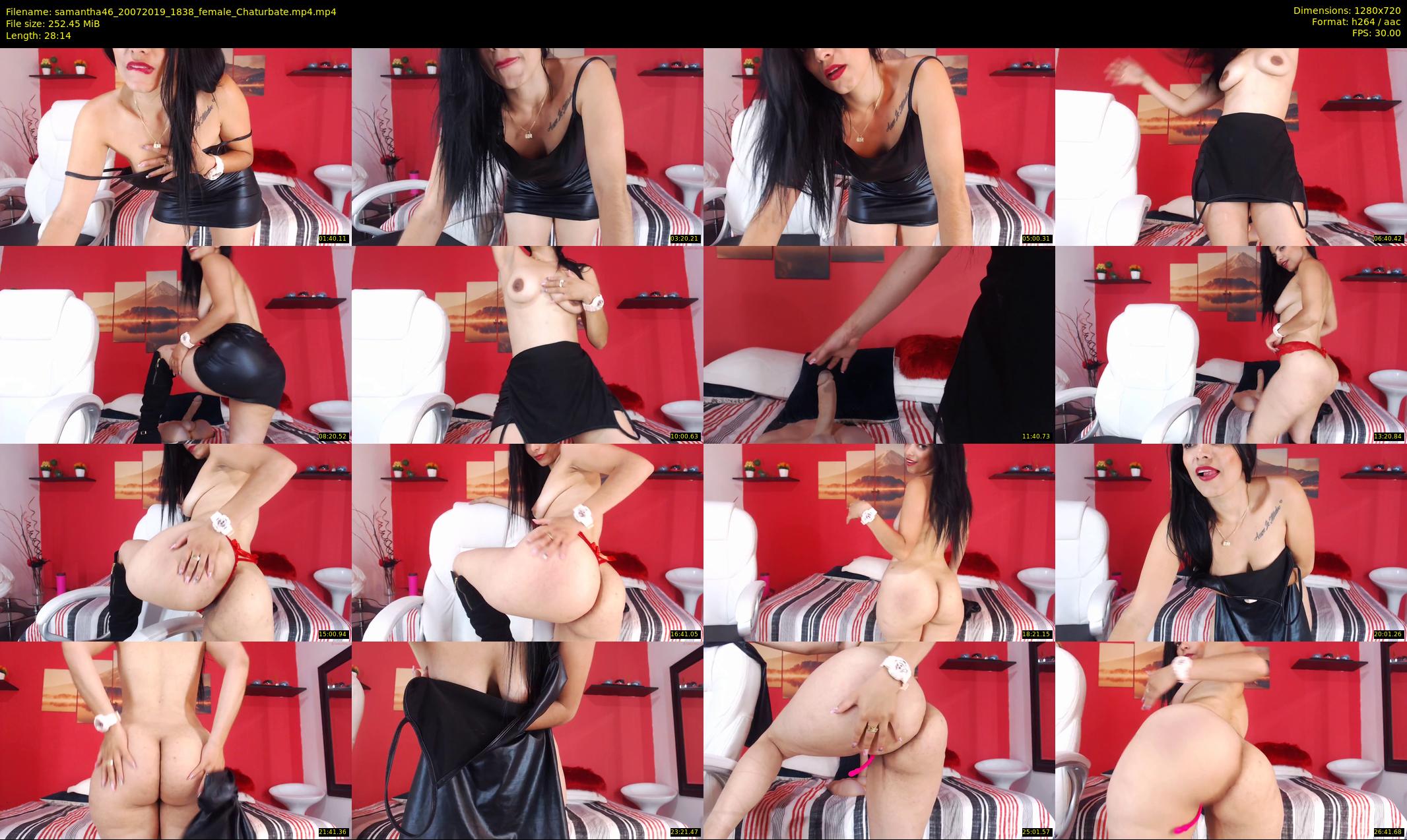 samantha46 — 29 minute Chaturbate female cam show recording, 720p, Jul 20, 2019