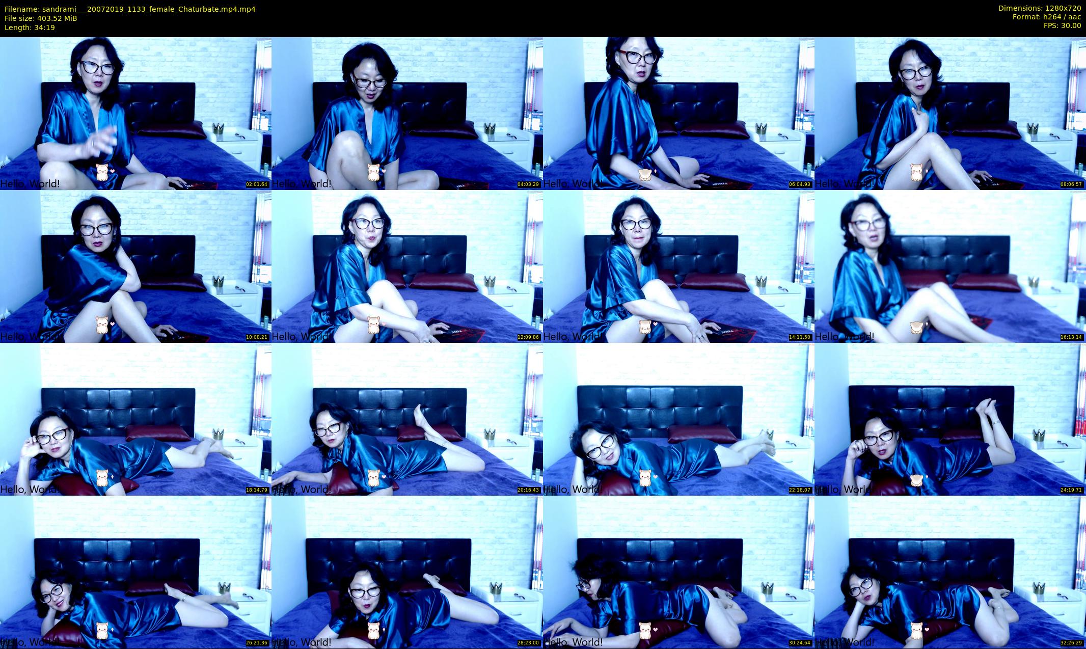 sandrami__ — 35 minute Chaturbate female cam show recording, 720p, Jul 20, 2019