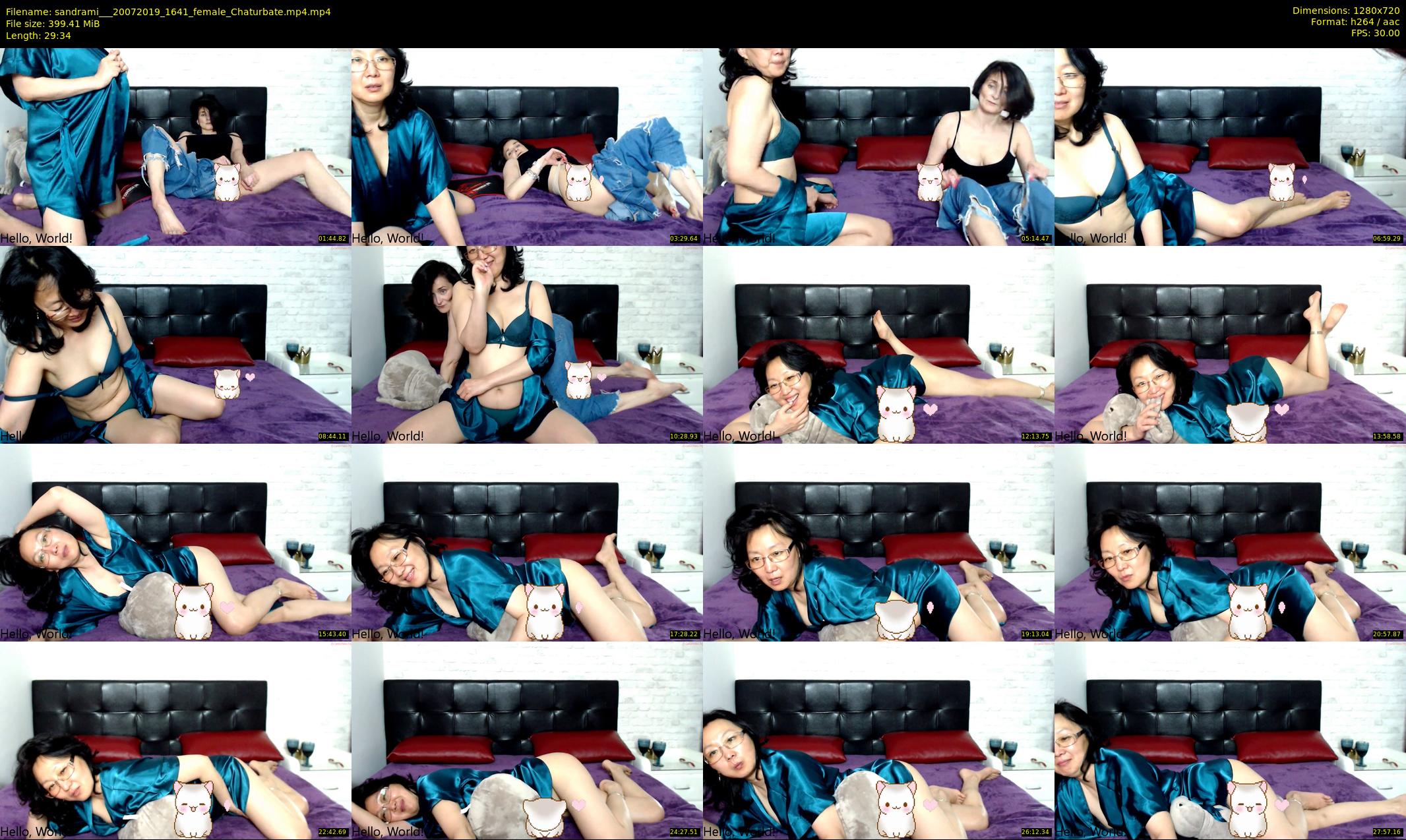 sandrami__ — 30 minute Chaturbate female cam show recording, 720p, Jul 20, 2019