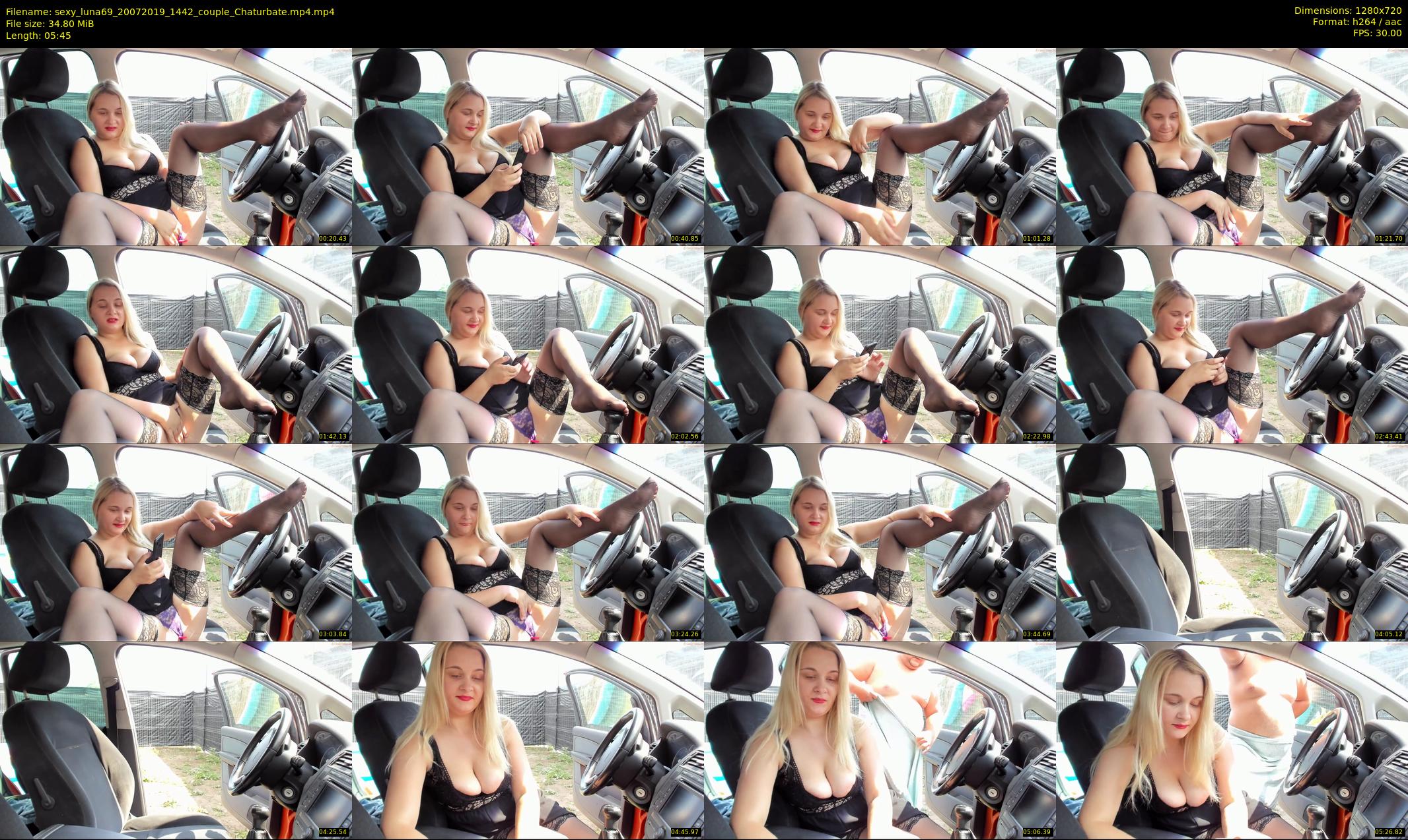 sexy_luna69 — 6 minute Chaturbate couple cam show recording, 720p, Jul 20, 2019
