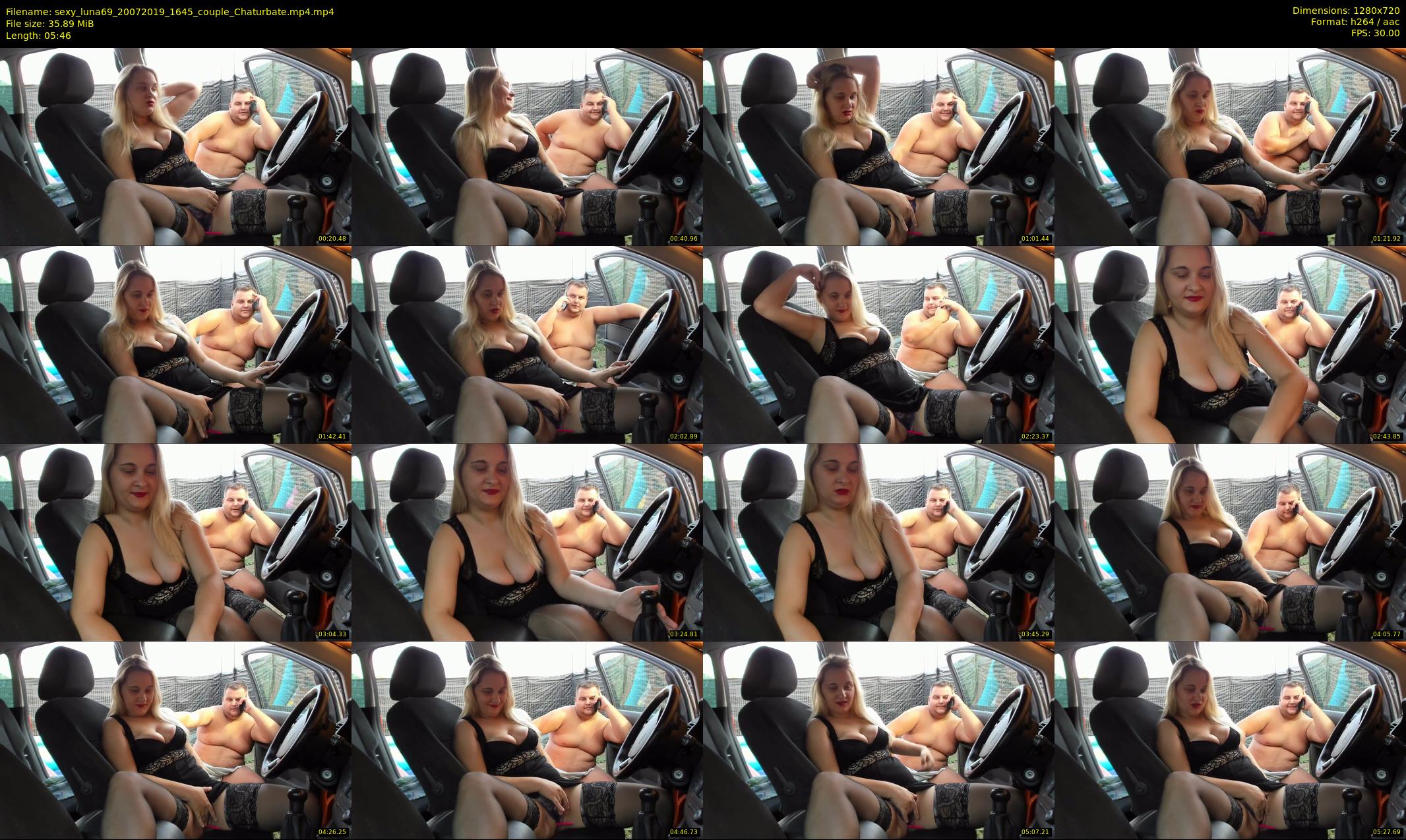 sexy_luna69 — 6 minute Chaturbate couple cam show recording, 720p, Jul 20, 2019
