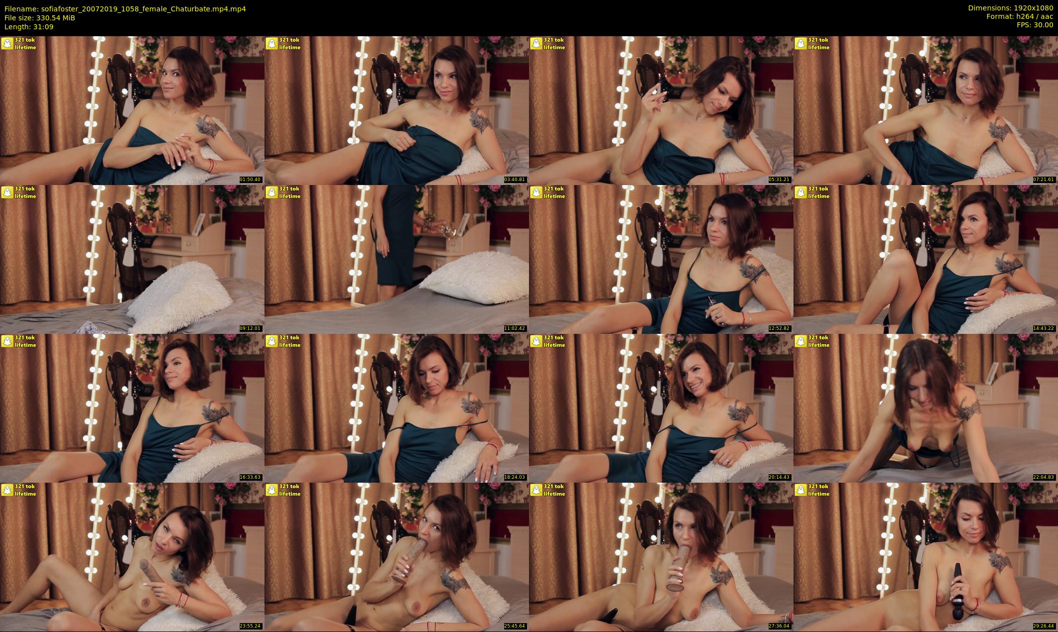 sofiafoster — 32 minute Chaturbate female cam show recording, 1080p, Jul 20, 2019