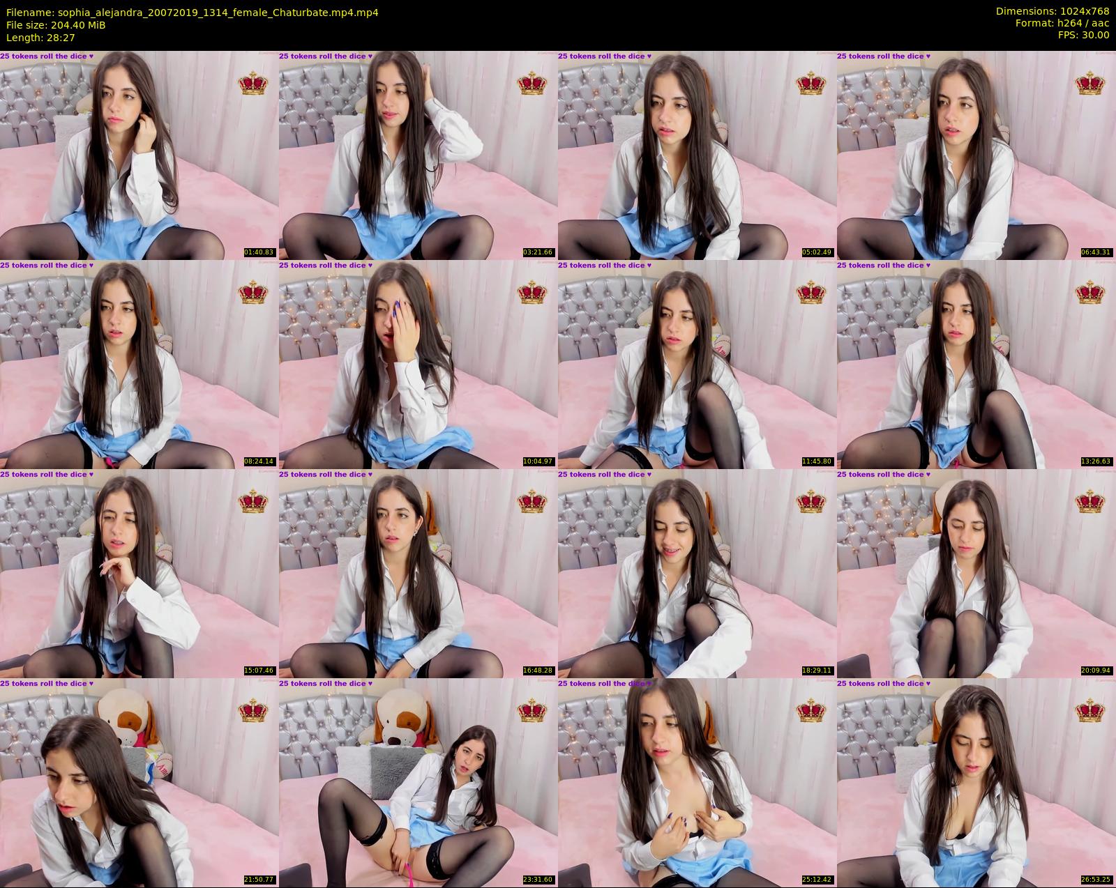 sophia_alejandra — 29 minute Chaturbate female cam show recording, 720p, Jul 20, 2019