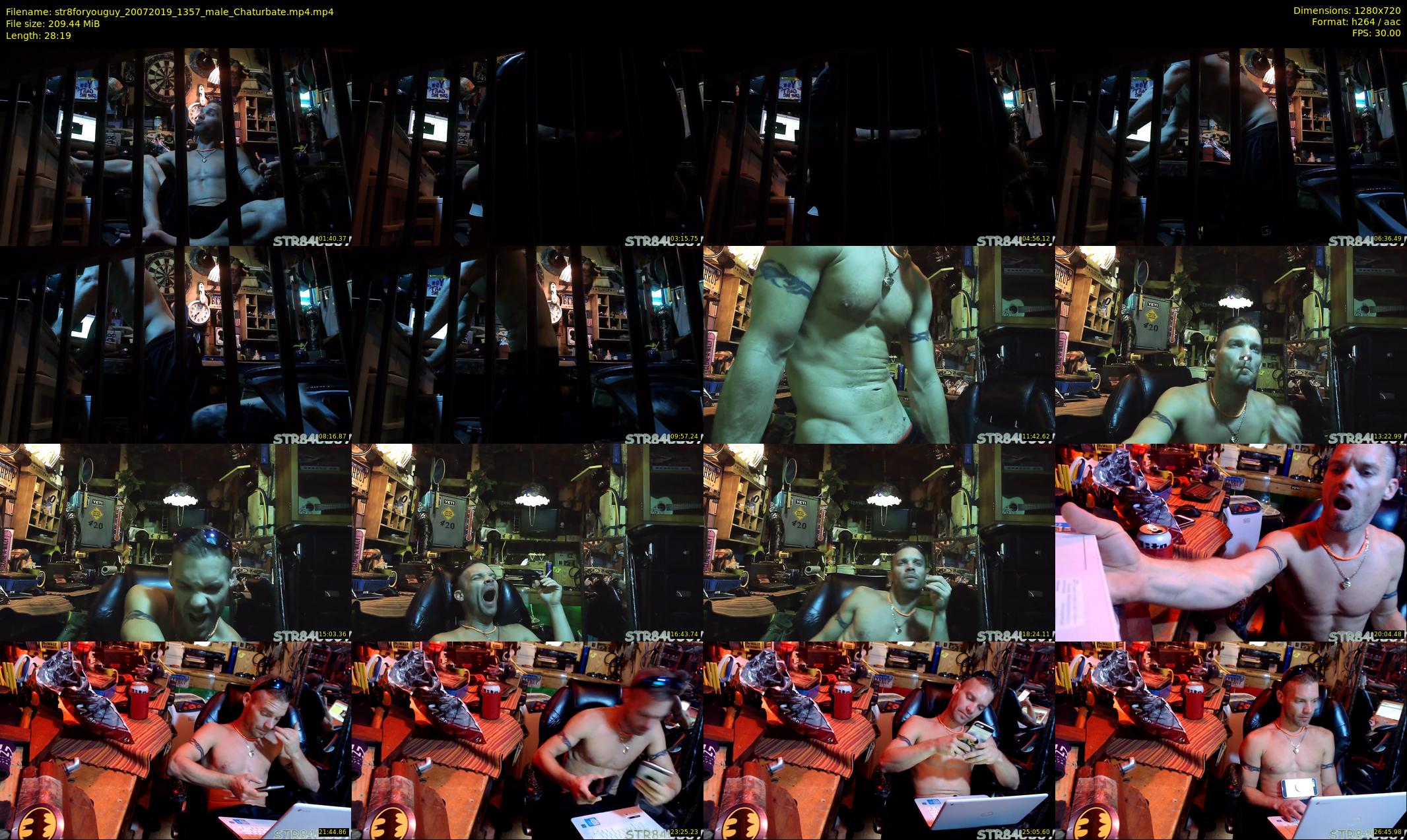 str8foryouguy — 29 minute Chaturbate male cam show recording, 720p, Jul 20, 2019