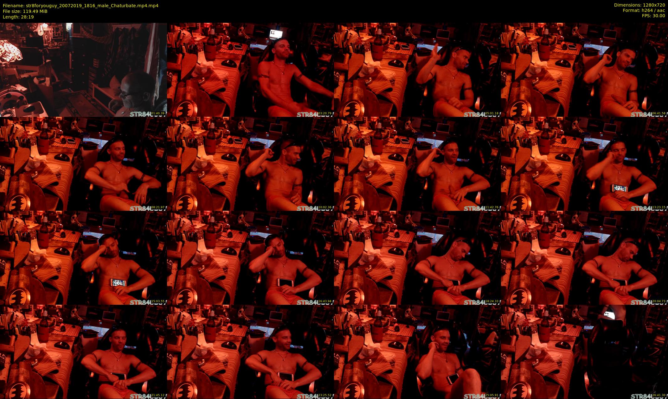 str8foryouguy — 29 minute Chaturbate male cam show recording, 720p, Jul 20, 2019