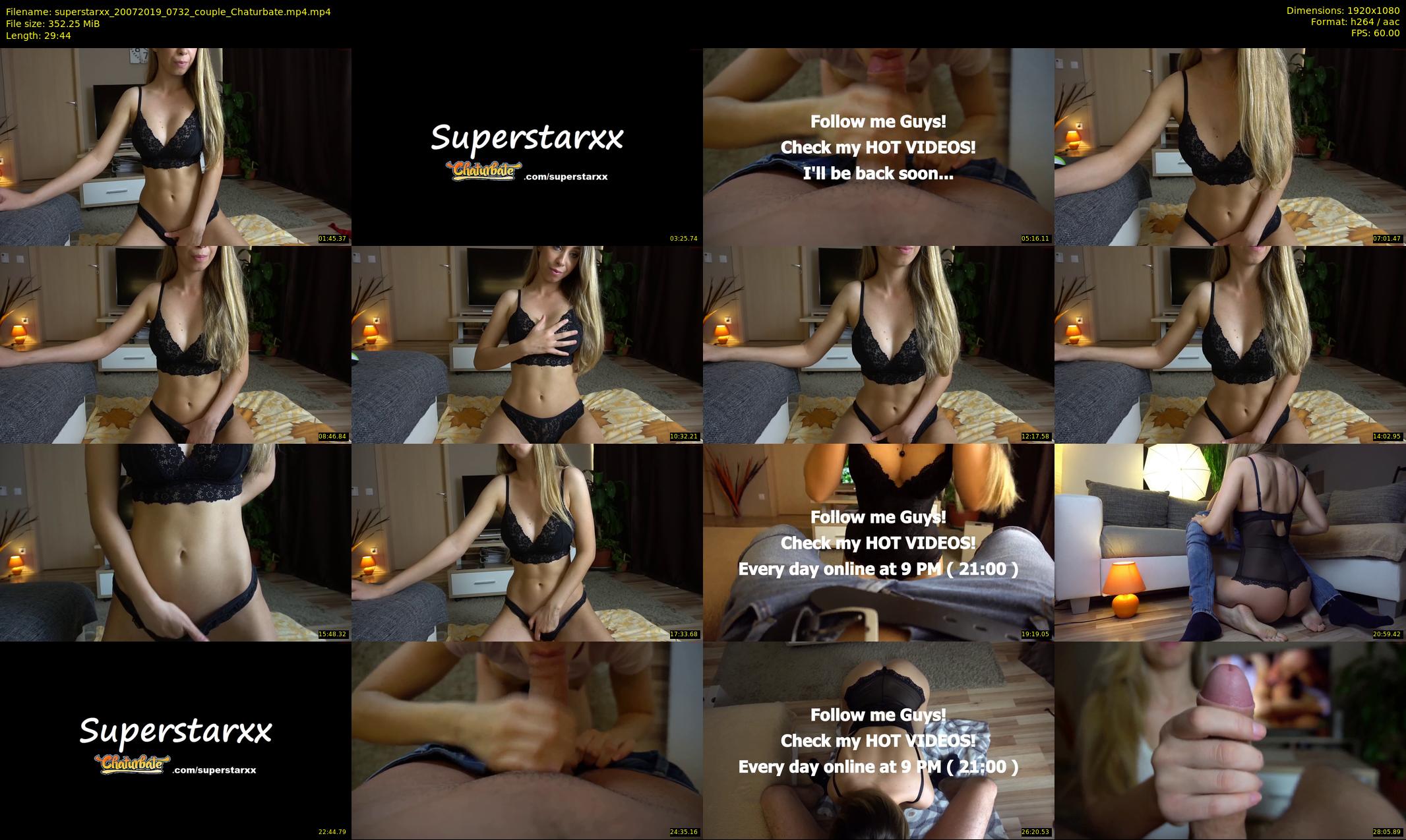 superstarxx — 30 minute Chaturbate female cam show recording, 1080p, Jul 20, 2019