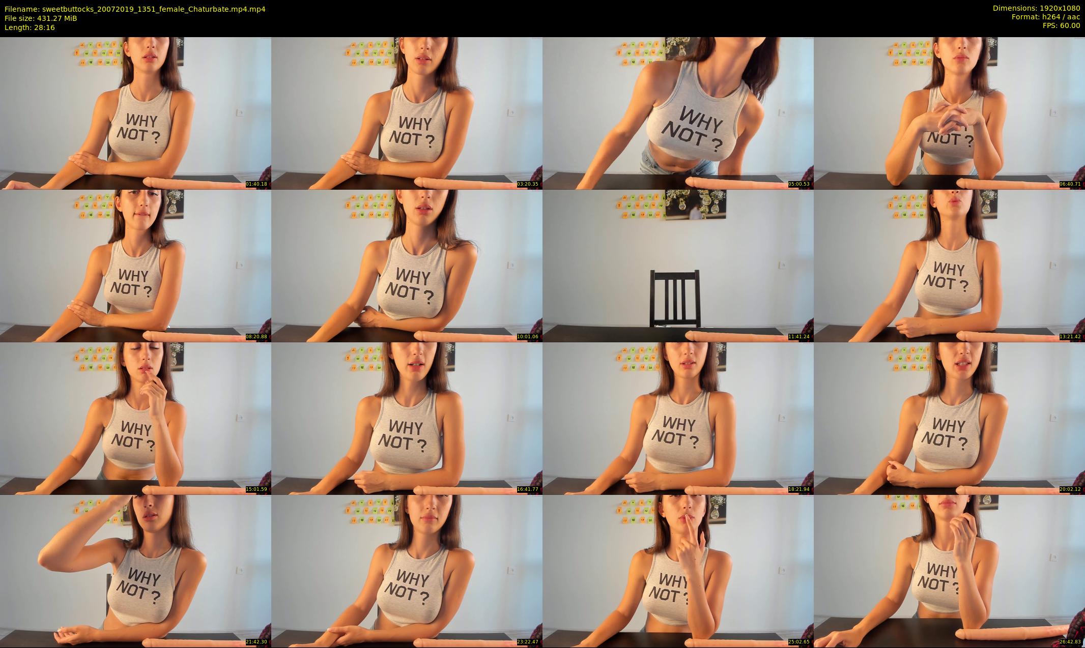 sweetbuttocks — 29 minute Chaturbate female cam show recording, 1080p, Jul 20, 2019