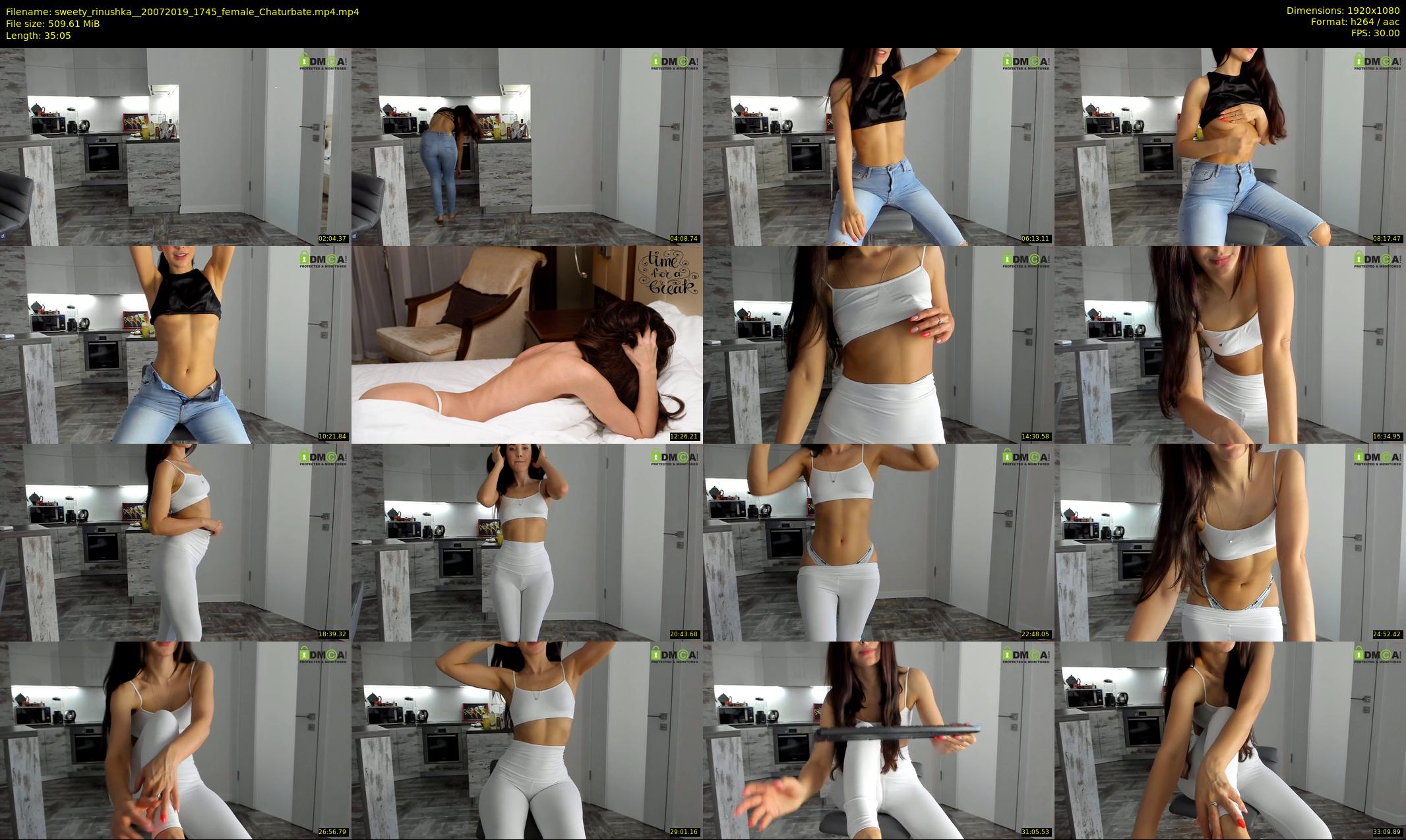 sweety_rinushka_ — 36 minute Chaturbate female cam show recording, 1080p, Jul 20, 2019