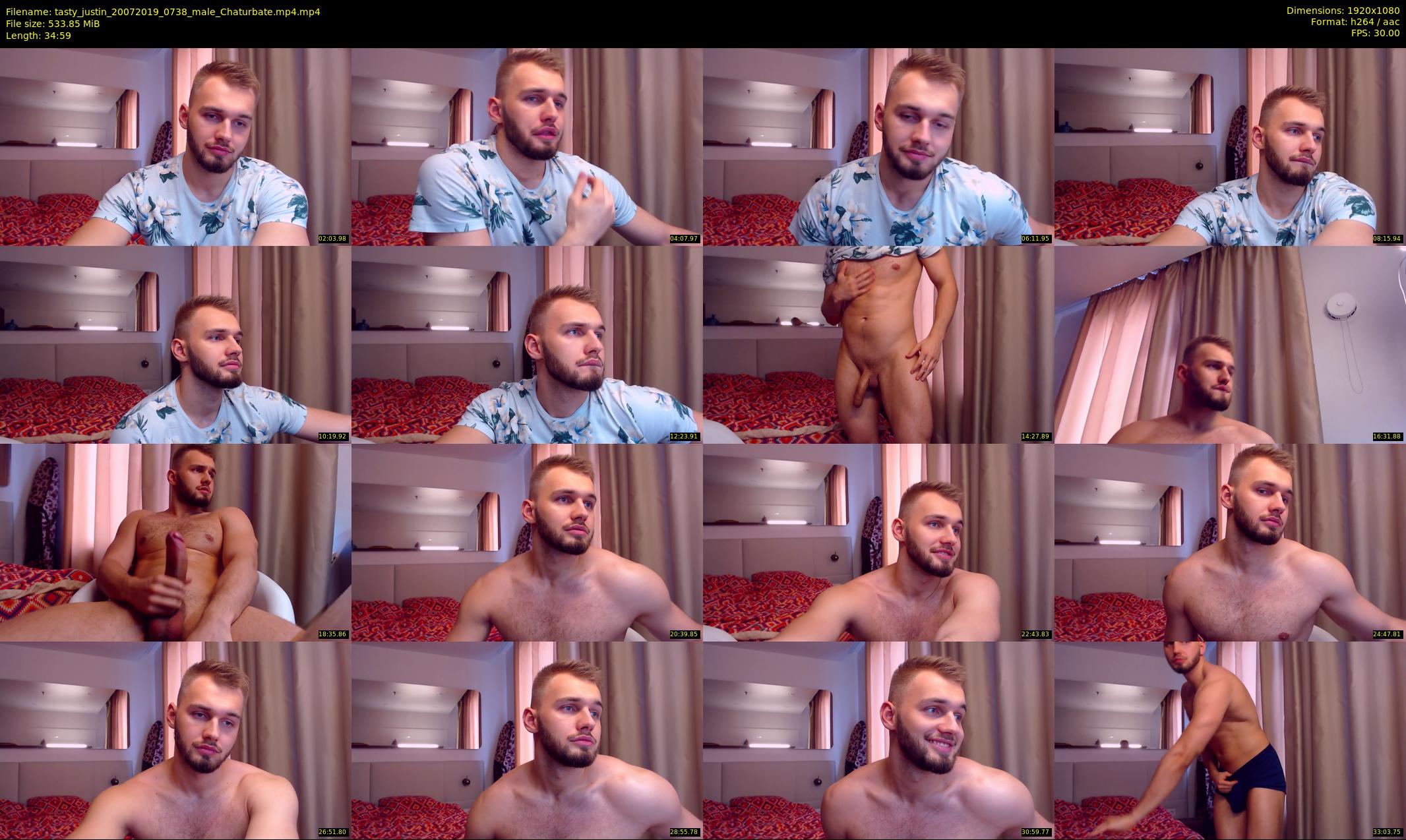 tasty_justin — 35 minute Chaturbate male cam show recording, 1080p, Jul 20, 2019