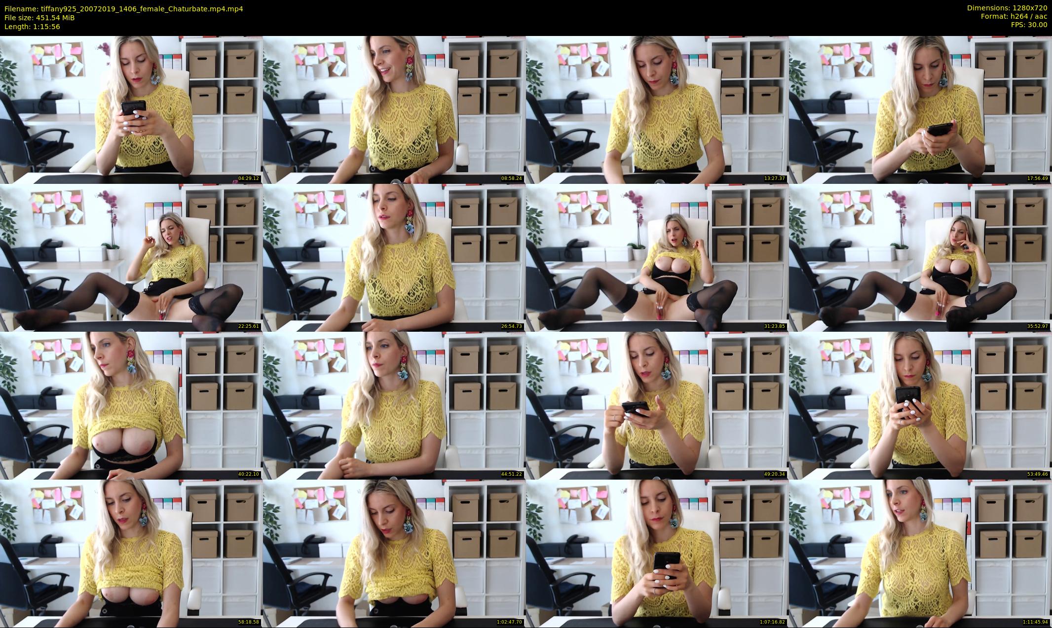 tiffany925 — 76 minute Chaturbate female cam show recording, 720p, Jul 20, 2019