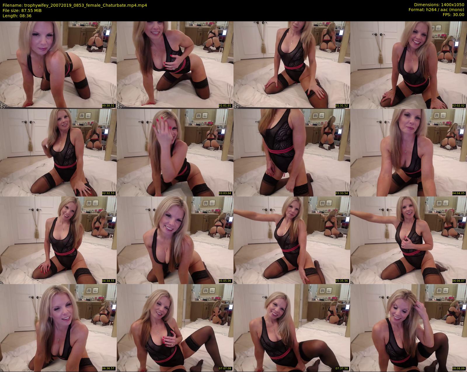 trophywifey — 9 minute Chaturbate female cam show recording, 720p, Jul 20, 2019