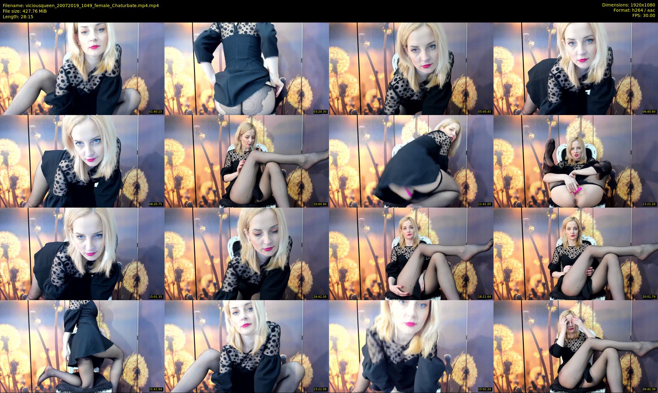 viciousqueen — 29 minute Chaturbate female cam show recording, 1080p, Jul 20, 2019