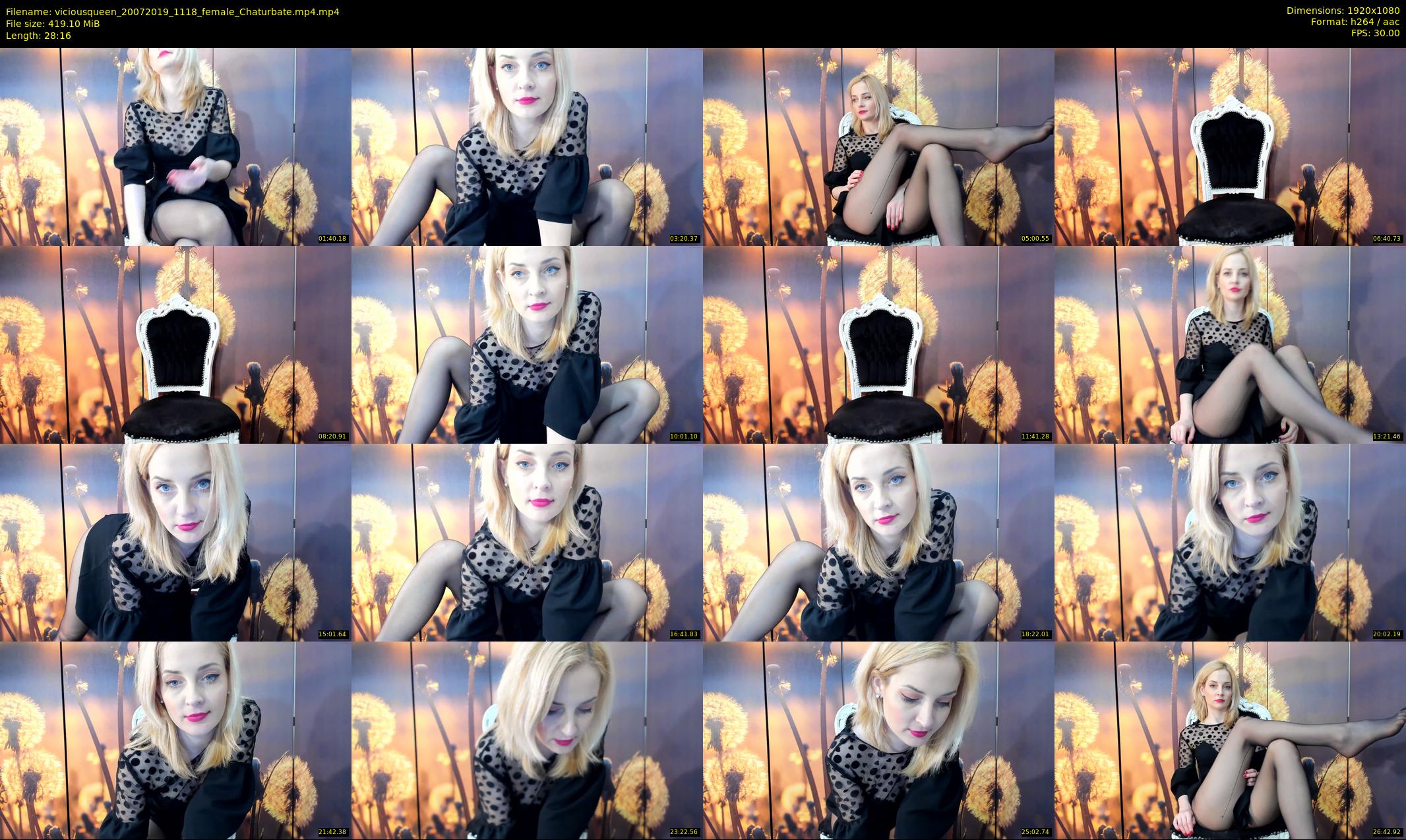 viciousqueen — 29 minute Chaturbate female cam show recording, 1080p, Jul 20, 2019