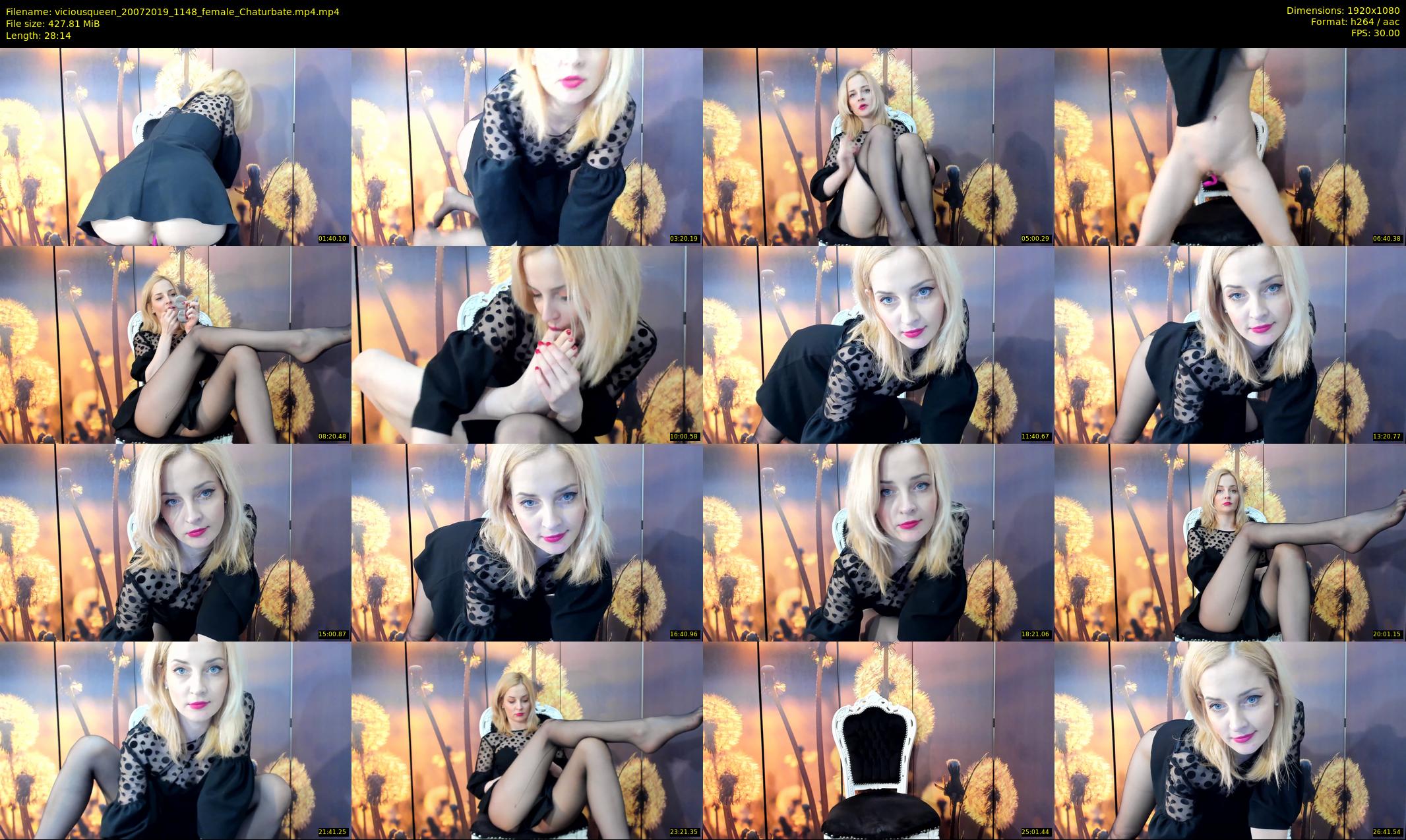 viciousqueen — 29 minute Chaturbate female cam show recording, 1080p, Jul 20, 2019