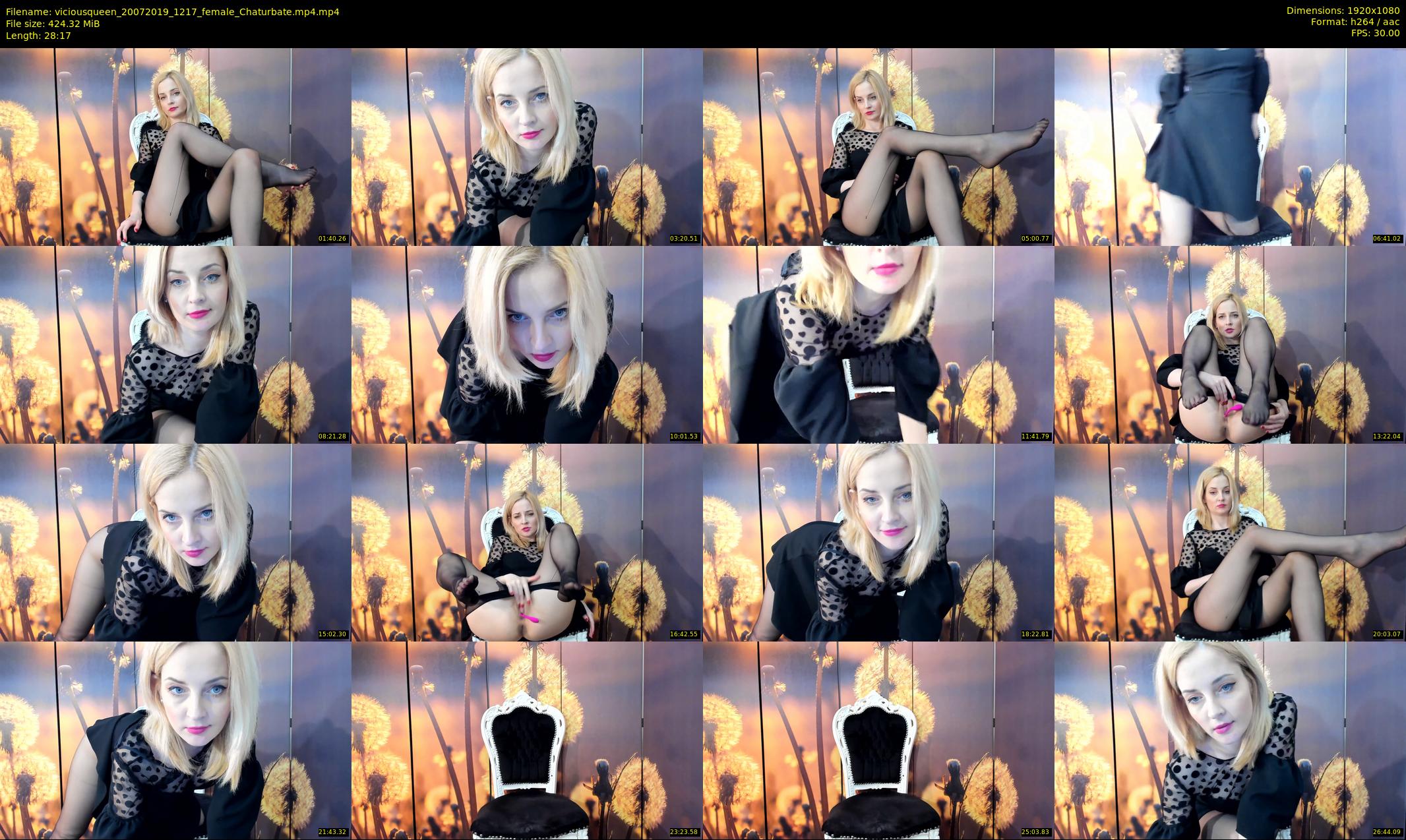 viciousqueen — 29 minute Chaturbate female cam show recording, 1080p, Jul 20, 2019