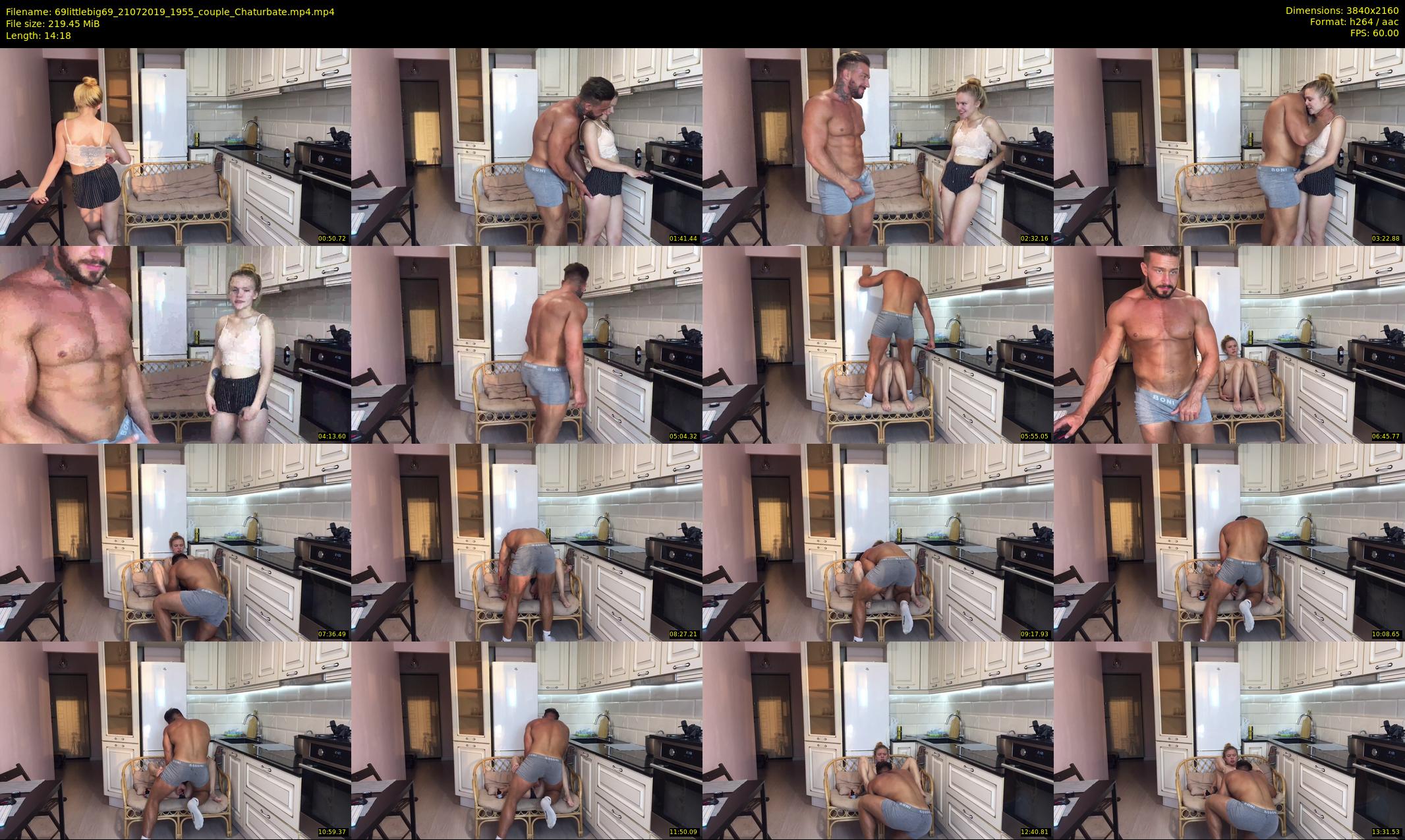 69littlebig69 — 15 minute Chaturbate couple cam show recording, 4K, Jul 21, 2019