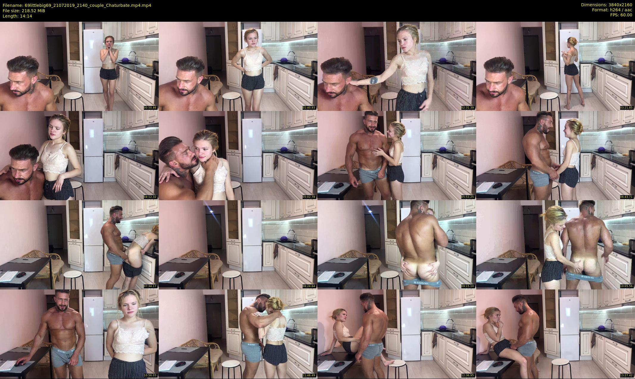 69littlebig69 — 15 minute Chaturbate couple cam show recording, 4K, Jul 21, 2019