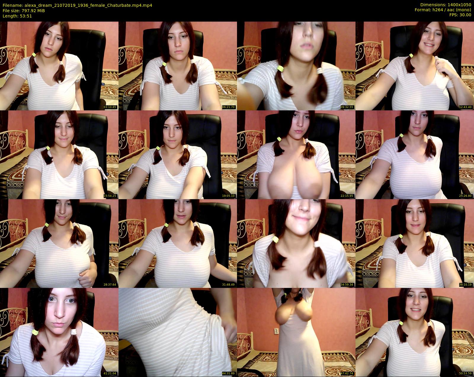 alexa_dream — 54 minute Chaturbate female cam show recording, 720p, Jul 21, 2019