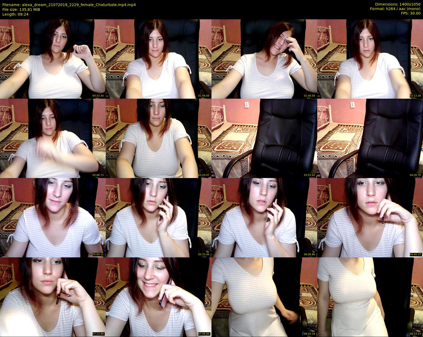 alexa_dream — 10 minute Chaturbate female cam show recording, 720p, Jul 21, 2019