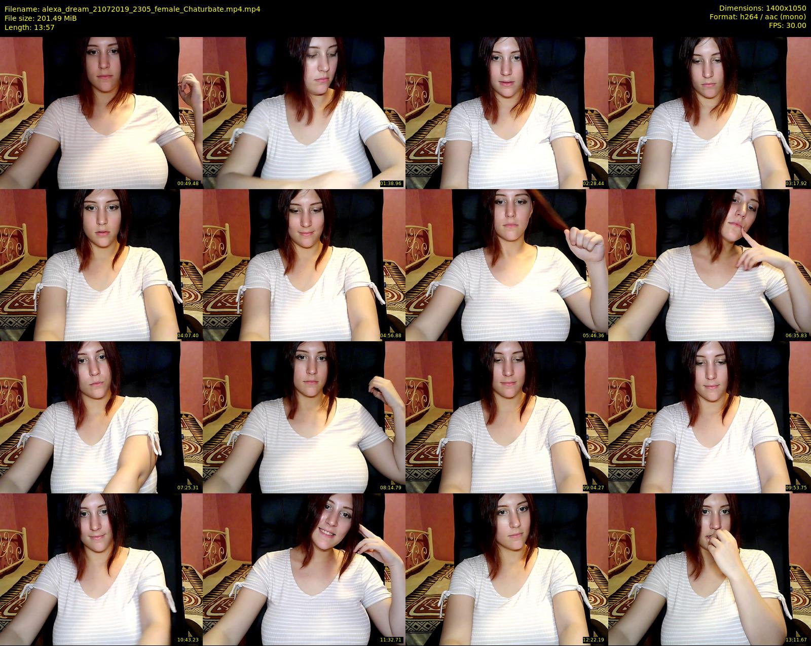 alexa_dream — 14 minute Chaturbate female cam show recording, 720p, Jul 21, 2019