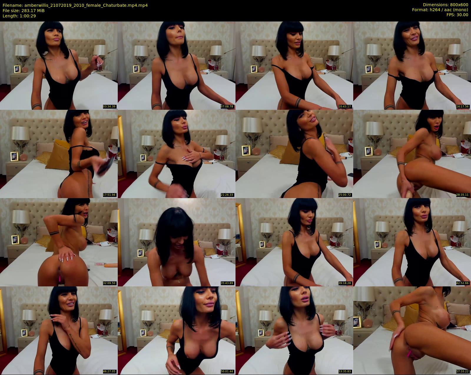 amberwillis — 61 minute Chaturbate female cam show recording, 480p, Jul 21, 2019