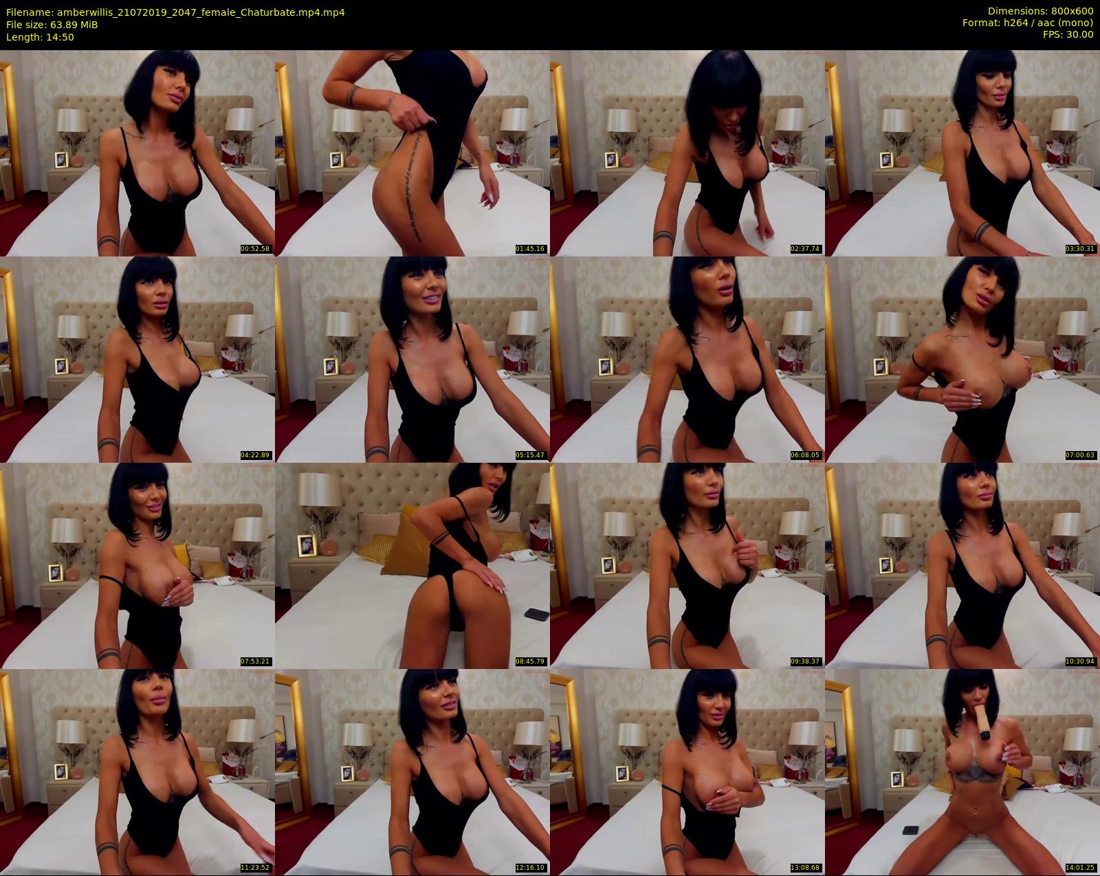 amberwillis — 15 minute Chaturbate female cam show recording, 480p, Jul 21, 2019