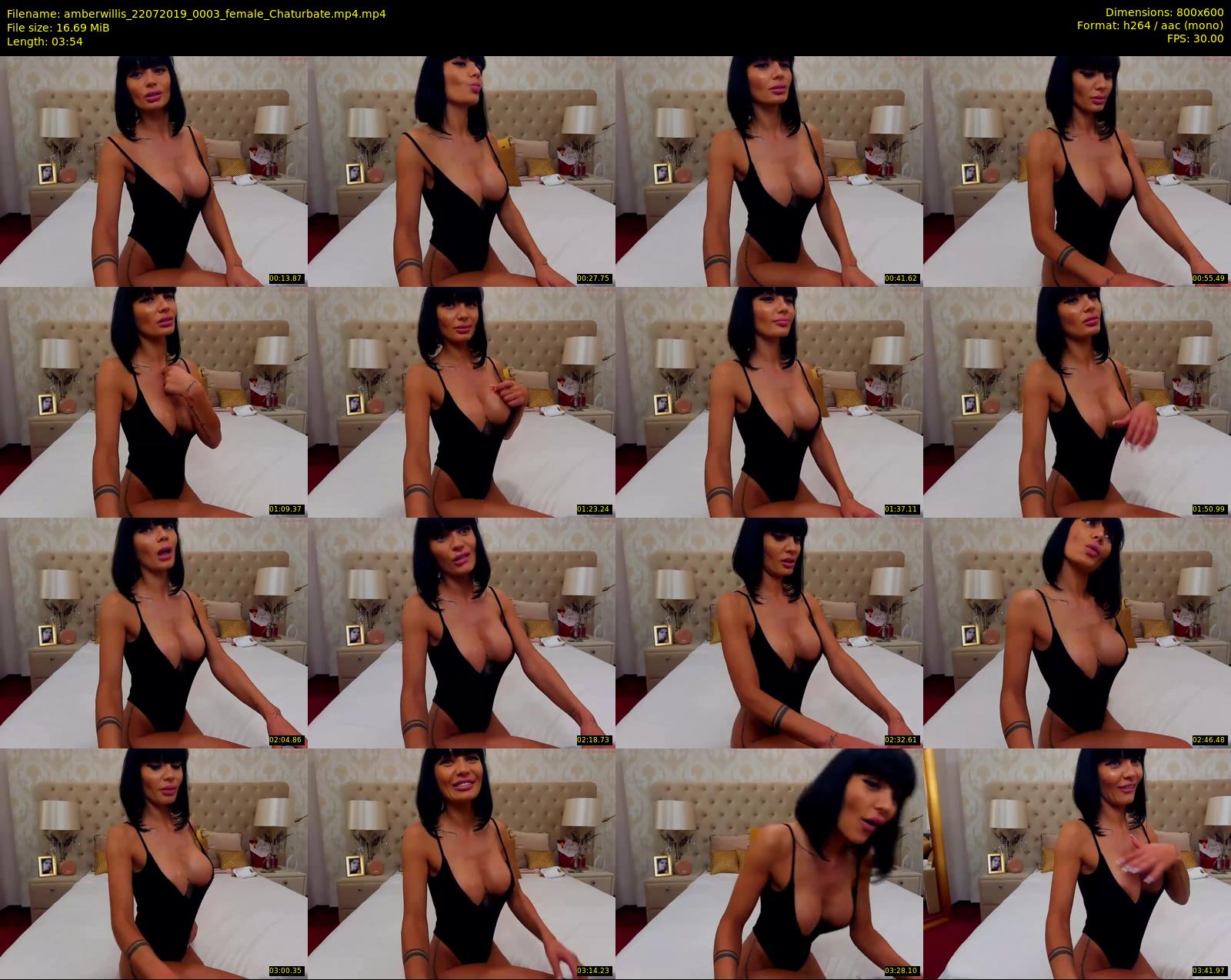 amberwillis — 4 minute Chaturbate female cam show recording, 480p, Jul 22, 2019