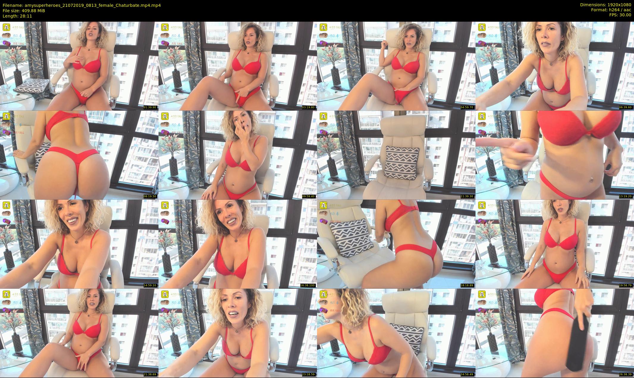 amysuperheroes — 29 minute Chaturbate female cam show recording, 1080p, Jul 21, 2019