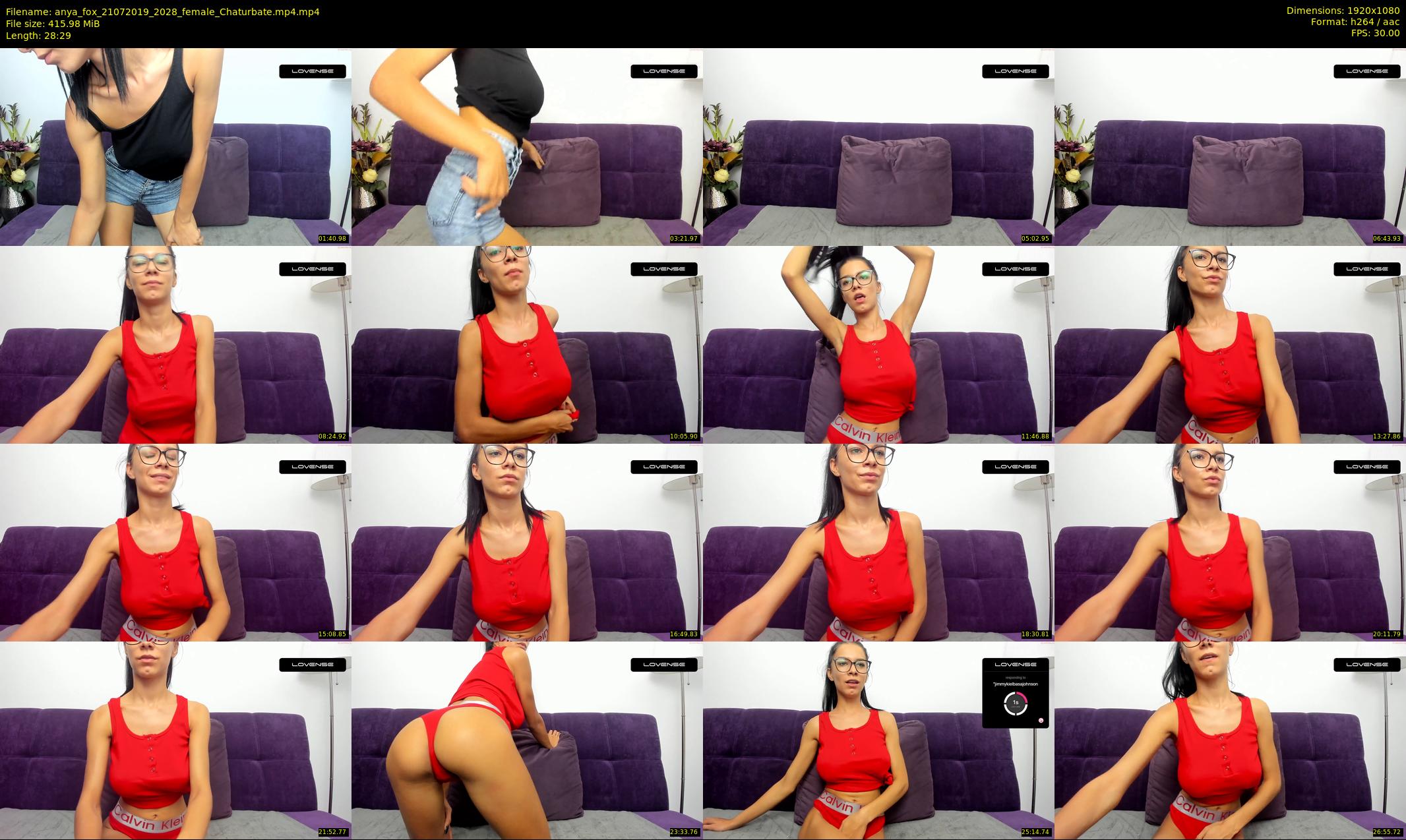 anya_fox — 29 minute Chaturbate female cam show recording, 1080p, Jul 21, 2019