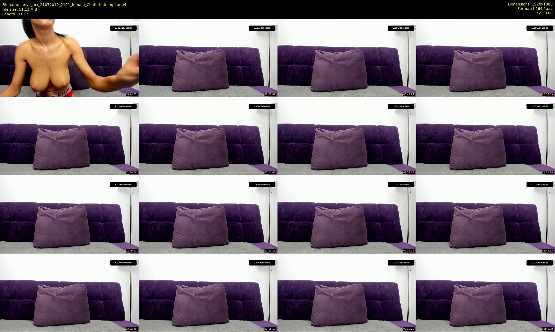 anya_fox — 4 minute Chaturbate female cam show recording, 1080p, Jul 21, 2019