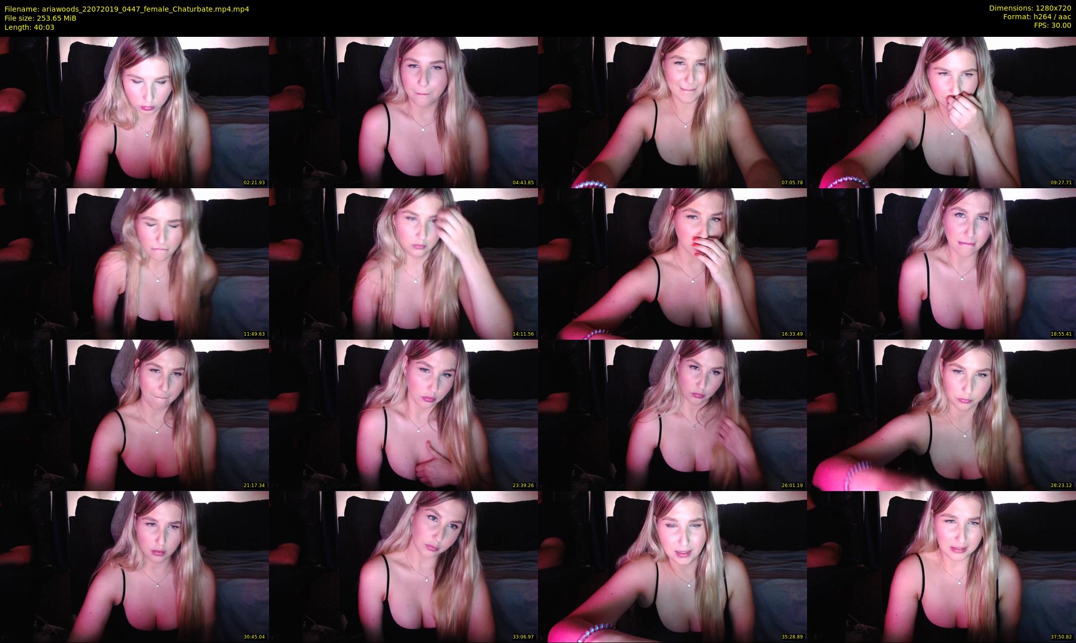 ariawoods — 41 minute Chaturbate female cam show recording, 720p, Jul 22, 2019