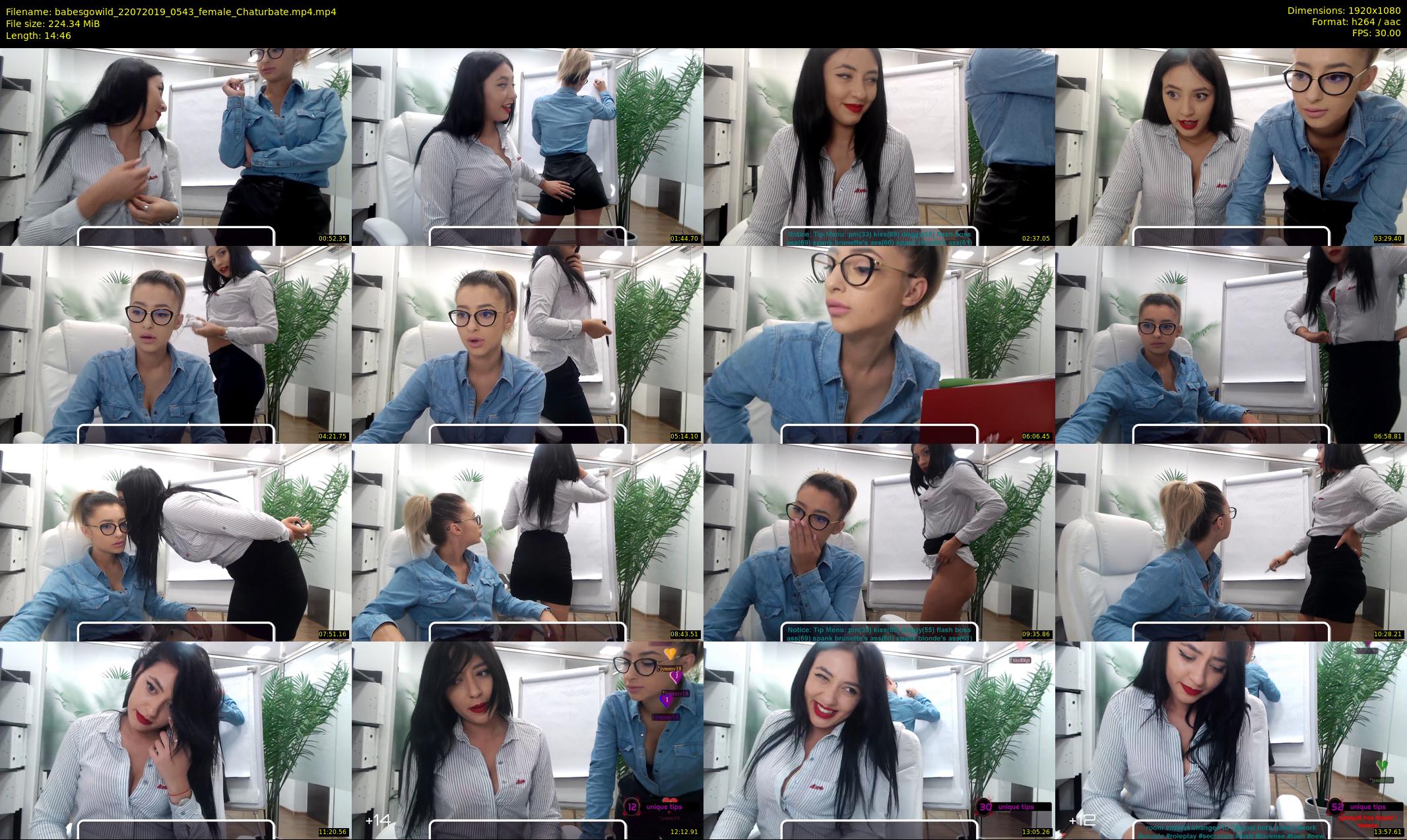 babesgowild — 15 minute Chaturbate couple cam show recording, 1080p, Jul 22, 2019