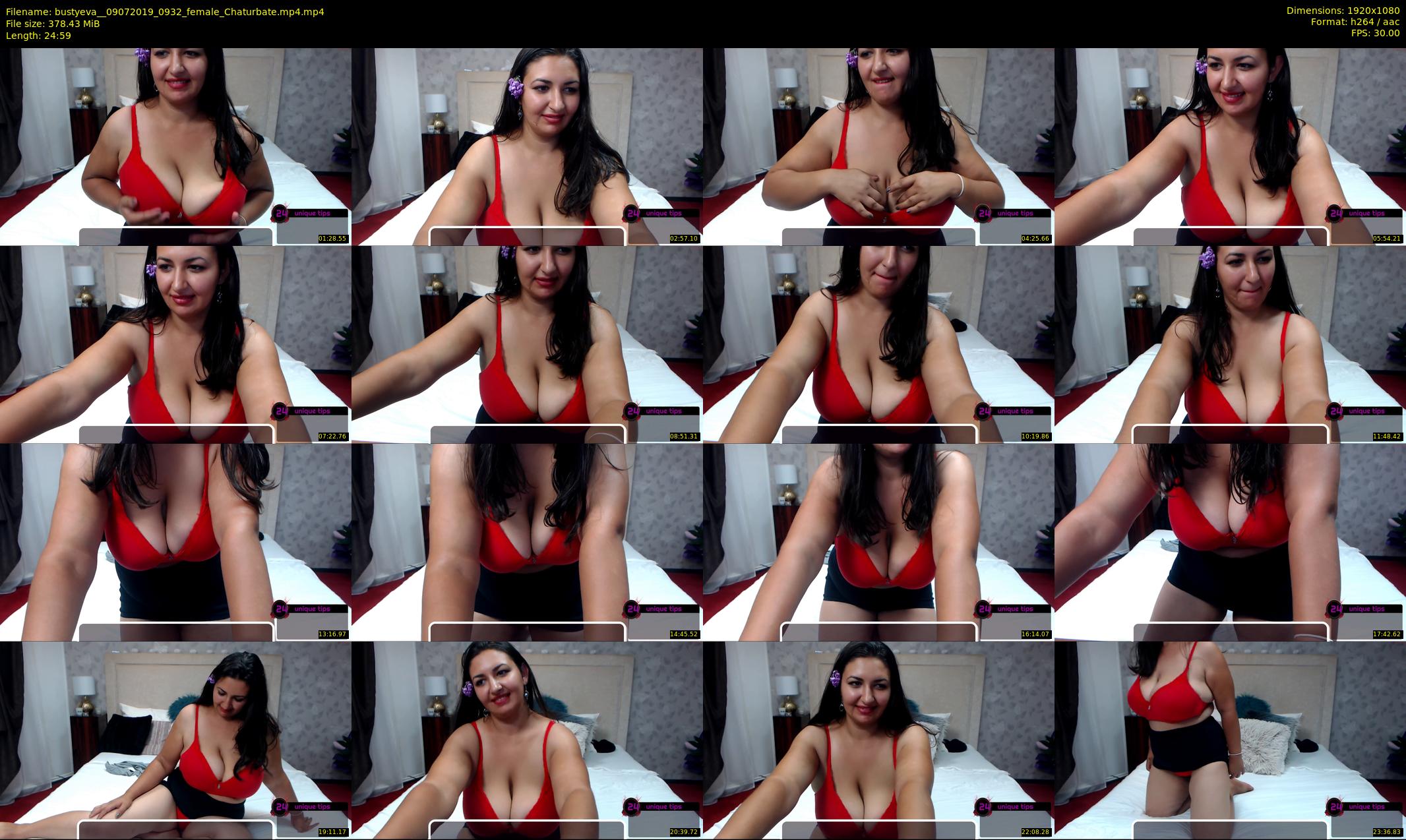 bustyeva_ — 25 minute Chaturbate female cam show recording, 1080p, Jul 9, 2019