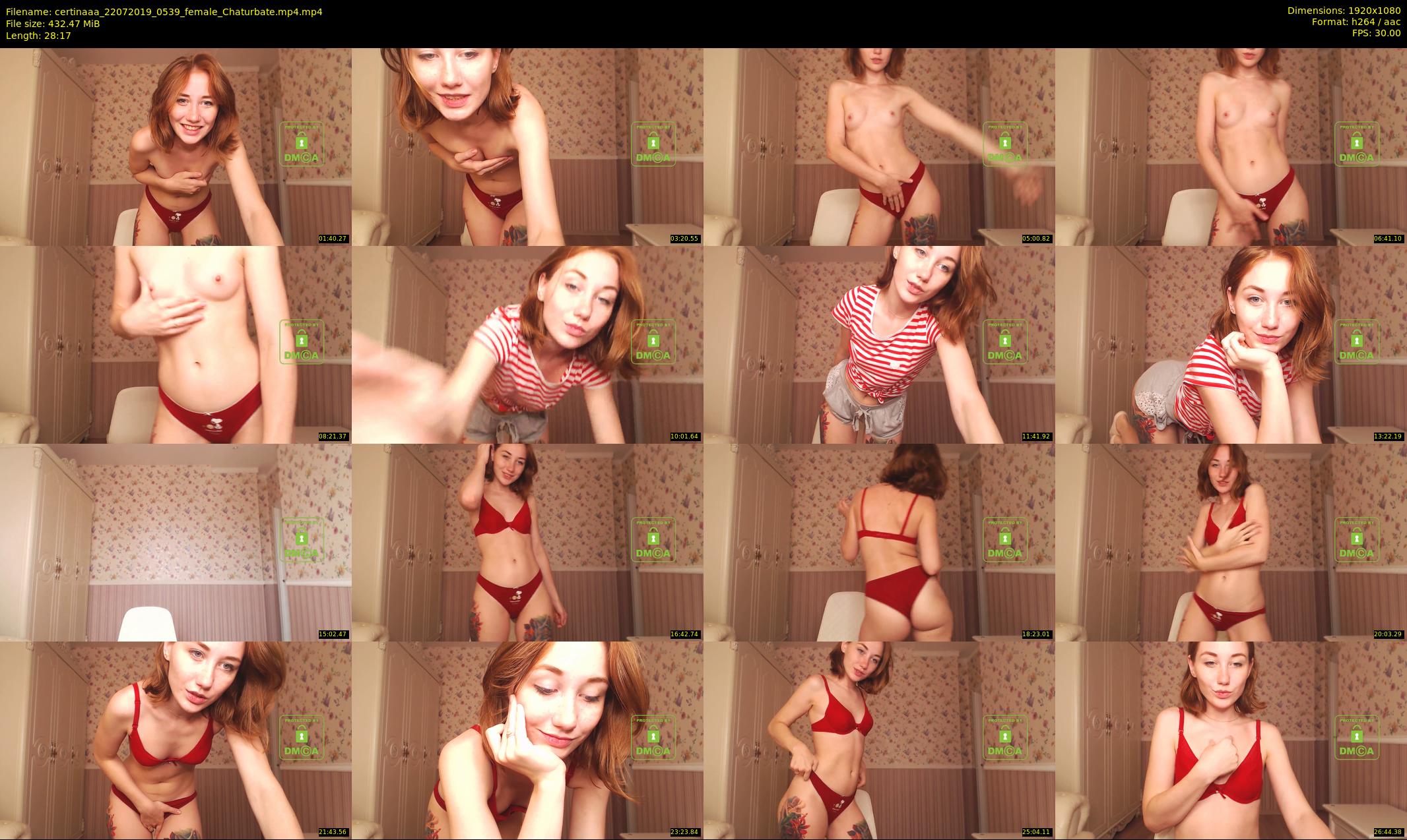 certinaaa — 29 minute Chaturbate female cam show recording, 1080p, Jul 22, 2019