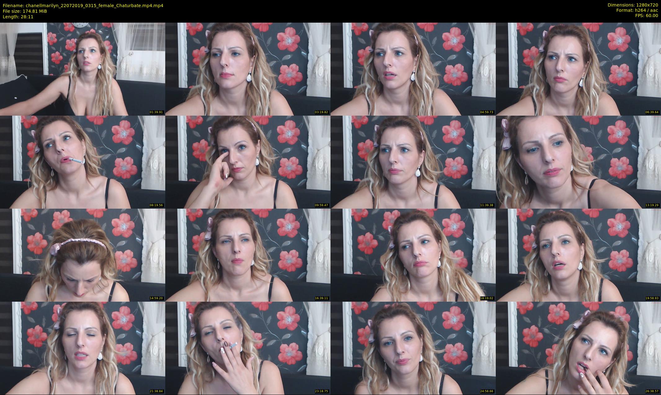 chanellmarilyn — 29 minute Chaturbate female cam show recording, 720p, Jul 22, 2019
