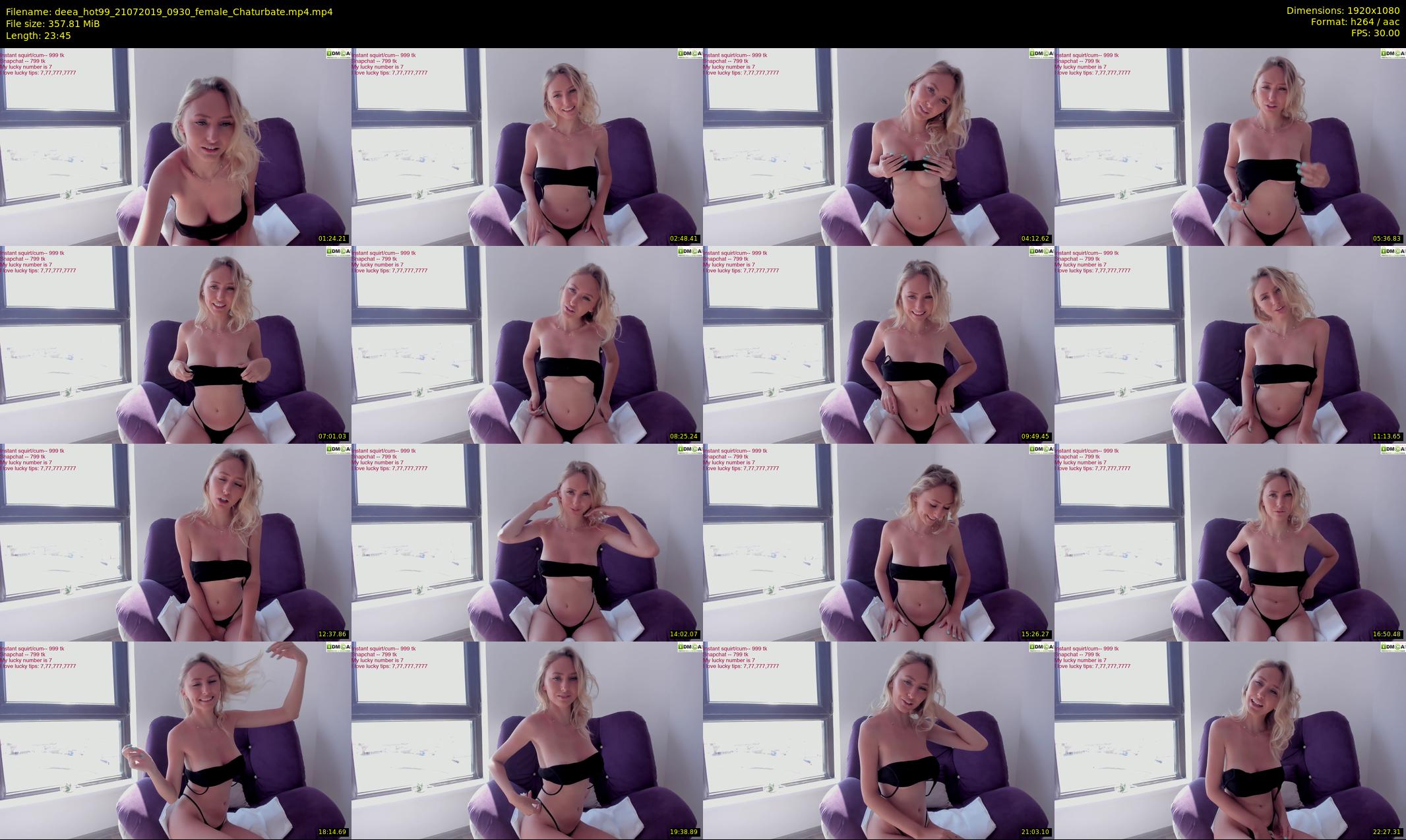 deea_hot99 — 24 minute Chaturbate female cam show recording, 1080p, Jul 21, 2019