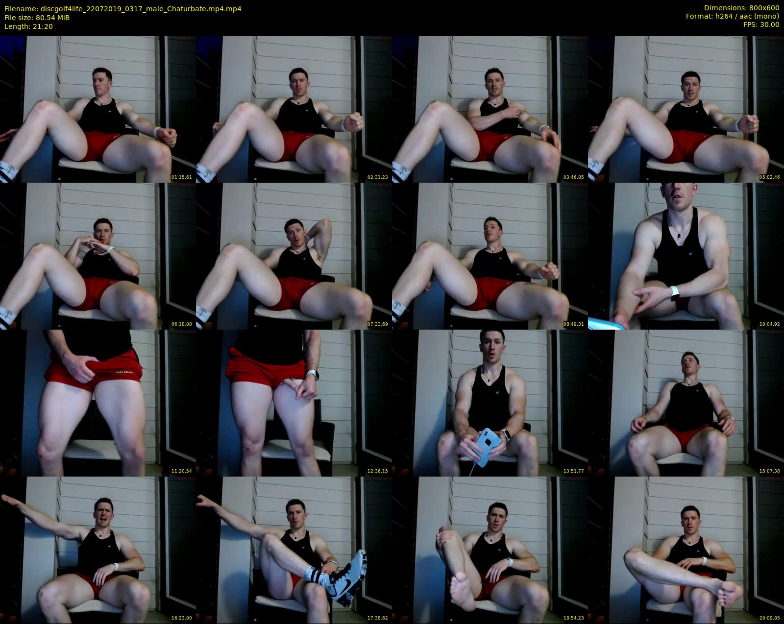 discgolf4life — 22 minute Chaturbate male cam show recording, 480p, Jul 22, 2019