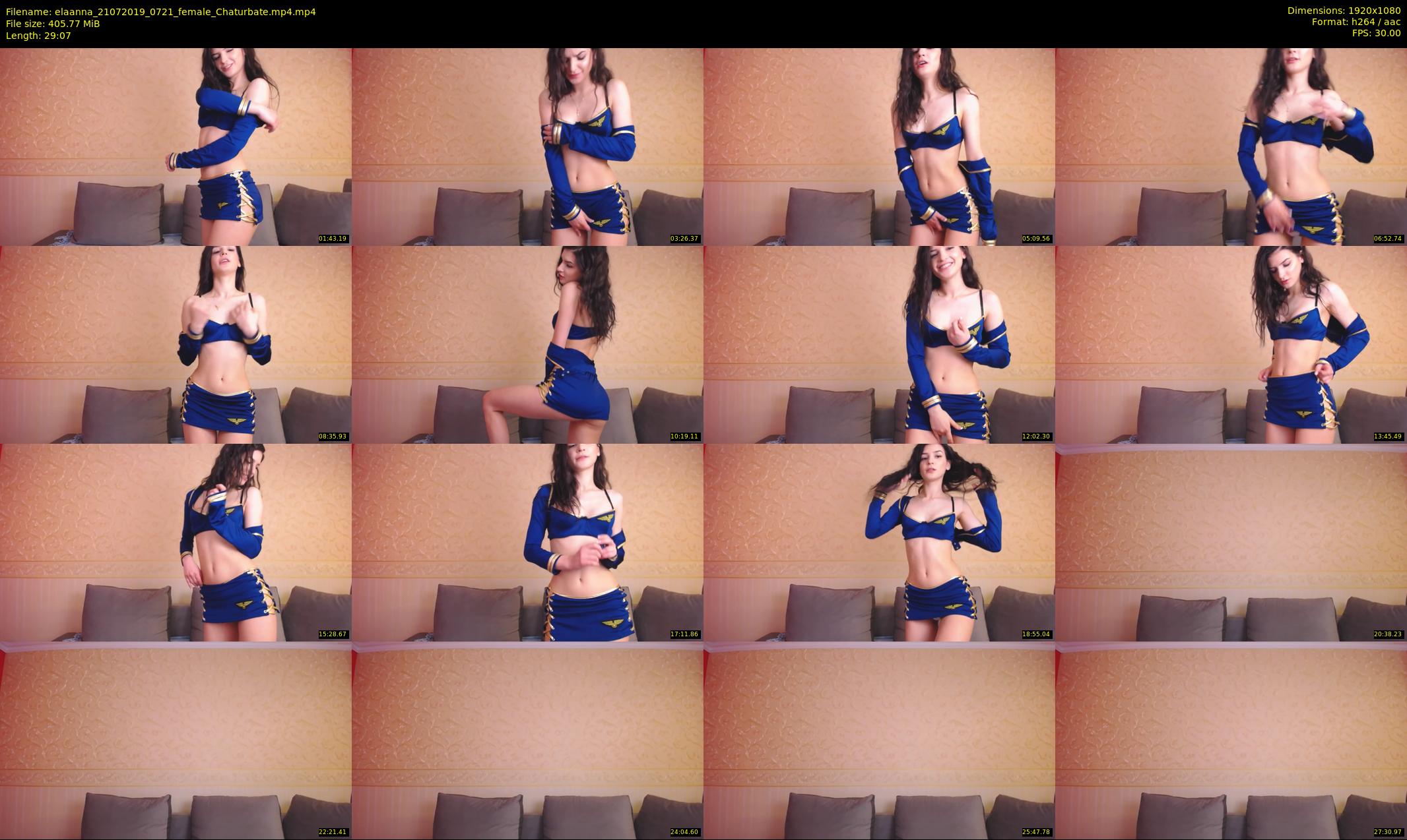 elaanna — 30 minute Chaturbate female cam show recording, 1080p, Jul 21, 2019