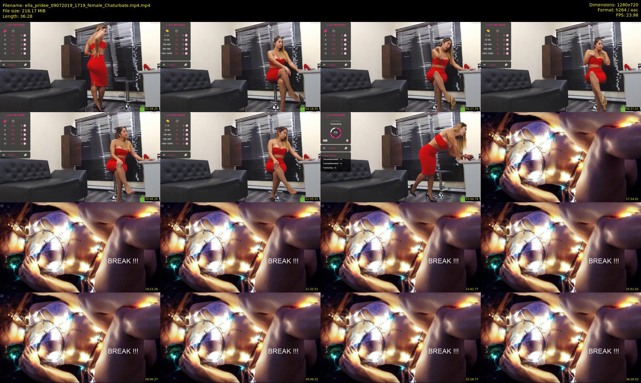 ella_pridee — 37 minute Chaturbate female cam show recording, 720p, Jul 9, 2019