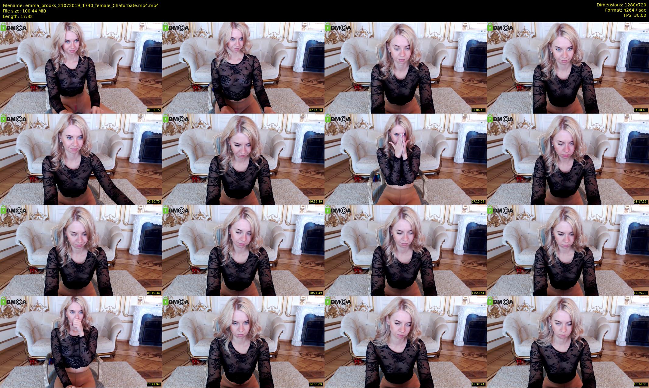 emma_brooks — 18 minute Chaturbate female cam show recording, 720p, Jul 21, 2019