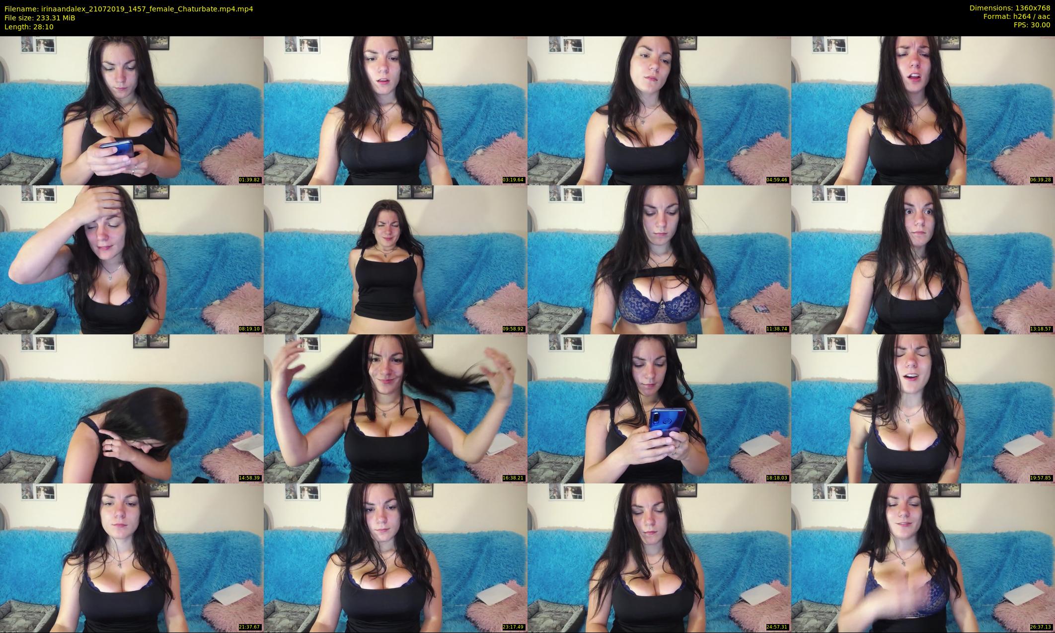 irinaandalex — 29 minute Chaturbate couple cam show recording, 720p, Jul 21, 2019