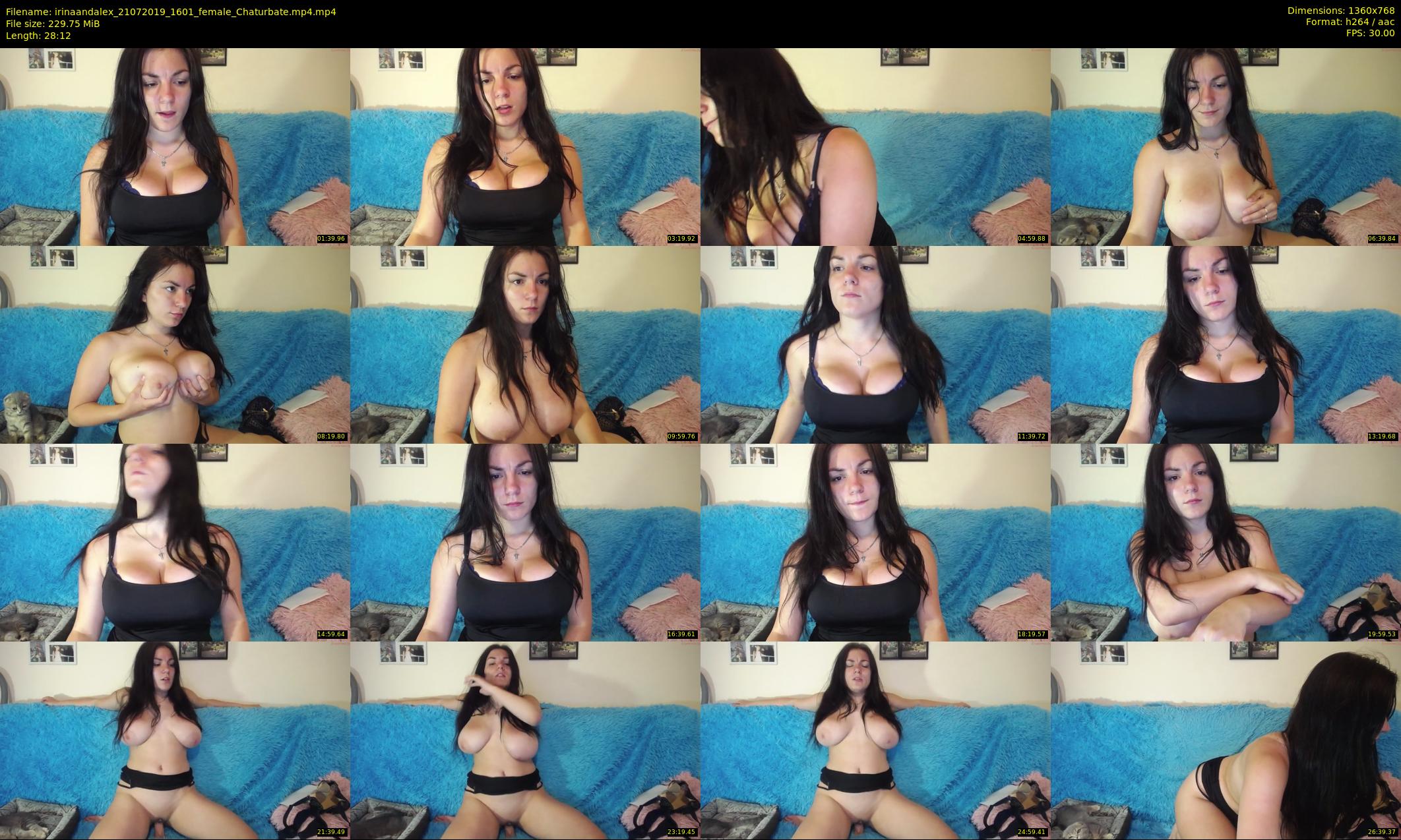 irinaandalex — 29 minute Chaturbate couple cam show recording, 720p, Jul 21, 2019