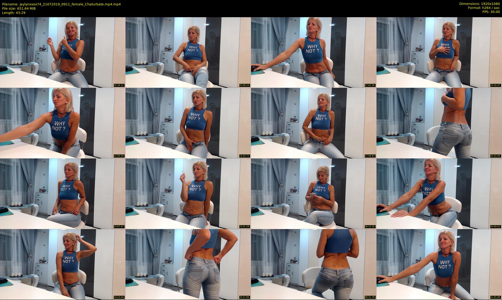 jaylynxxxx74 — 44 minute Chaturbate female cam show recording, 1080p, Jul 21, 2019