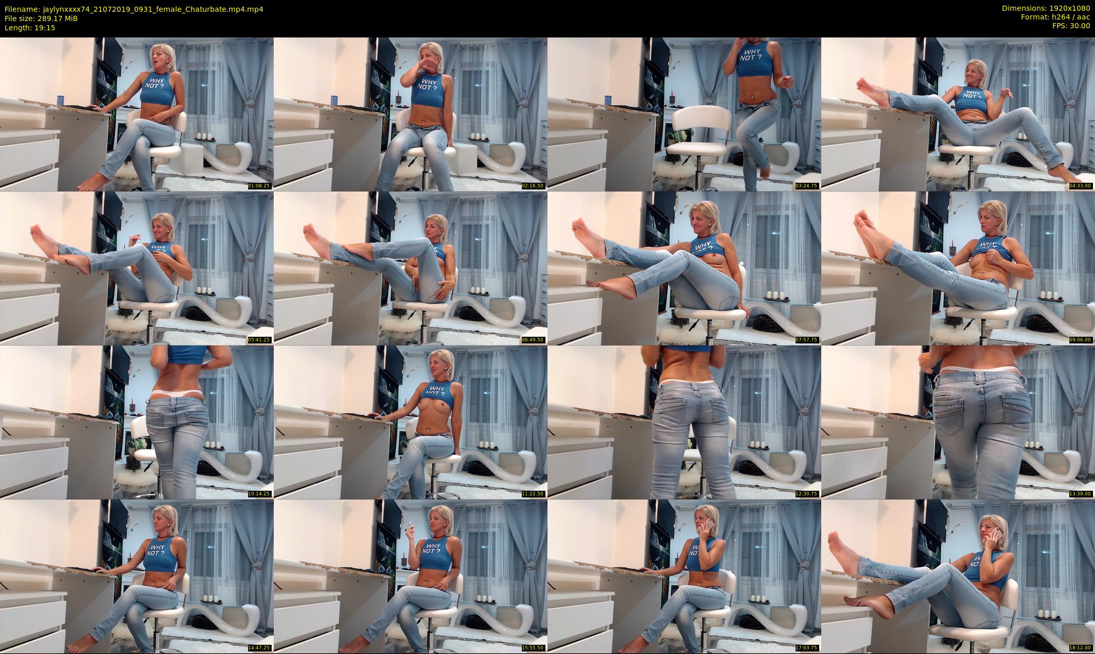 jaylynxxxx74 — 20 minute Chaturbate female cam show recording, 1080p, Jul 21, 2019