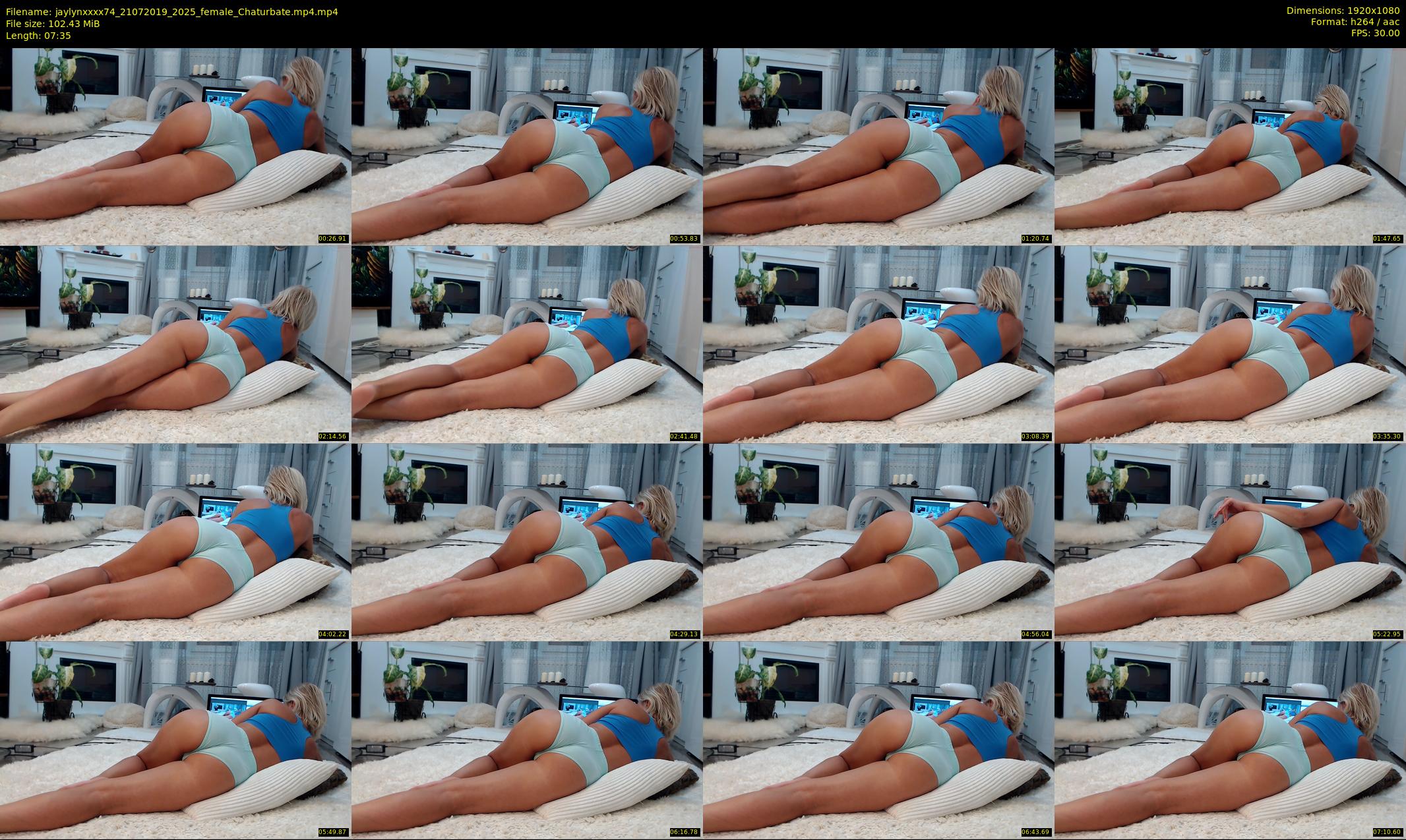 jaylynxxxx74 — 8 minute Chaturbate female cam show recording, 1080p, Jul 21, 2019
