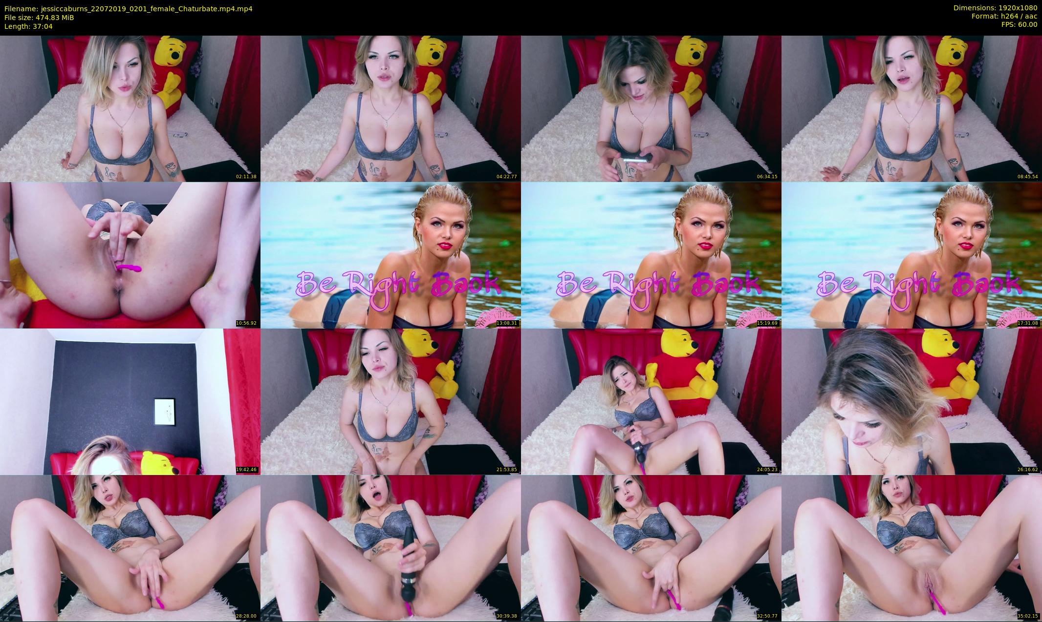 jessiccaburns — 38 minute Chaturbate female cam show recording, 1080p, Jul 22, 2019