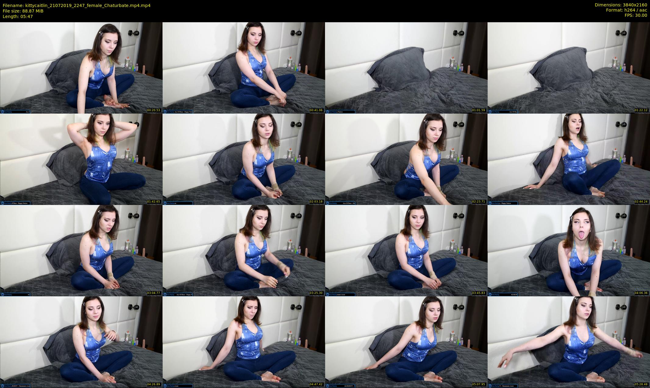 kittycaitlin — 6 minute Chaturbate female cam show recording, 4K, Jul 21, 2019