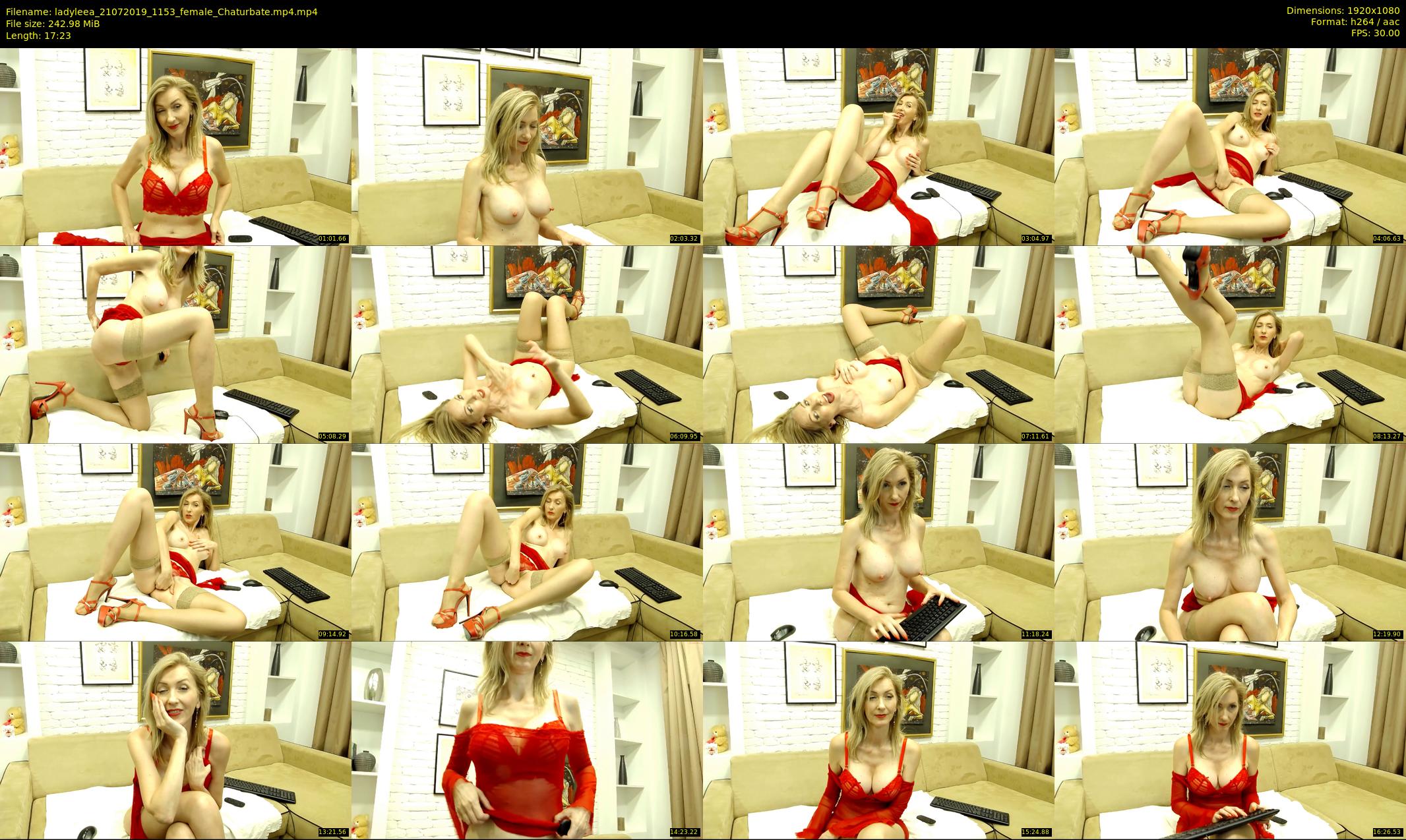 ladyleea — 18 minute Chaturbate female cam show recording, 1080p, Jul 21, 2019